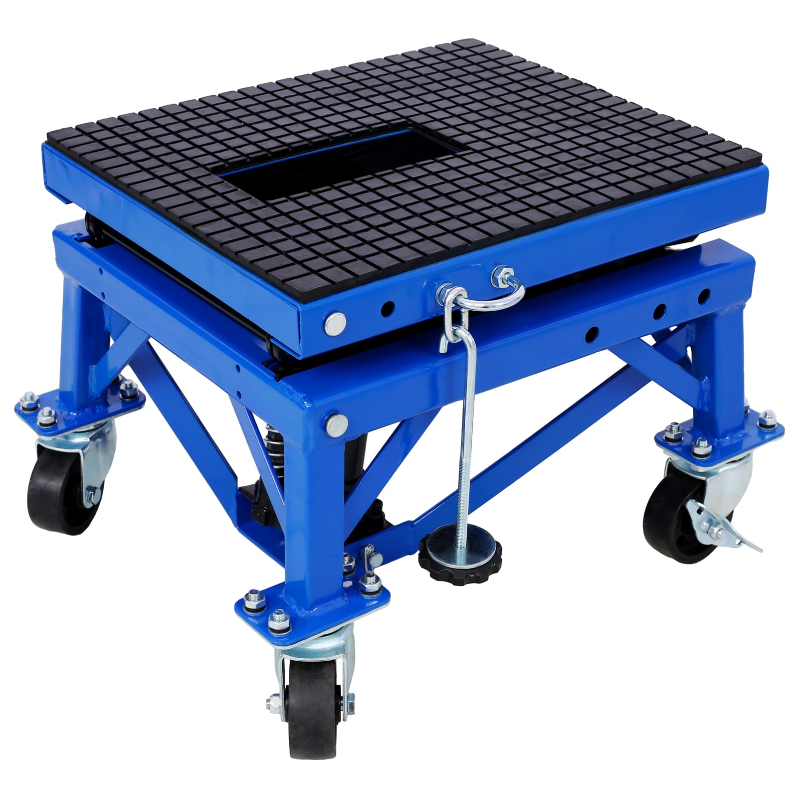 Kahomvis 300 lbs Hydraulic Motorcycle Scissor Jack Lift Foot Step