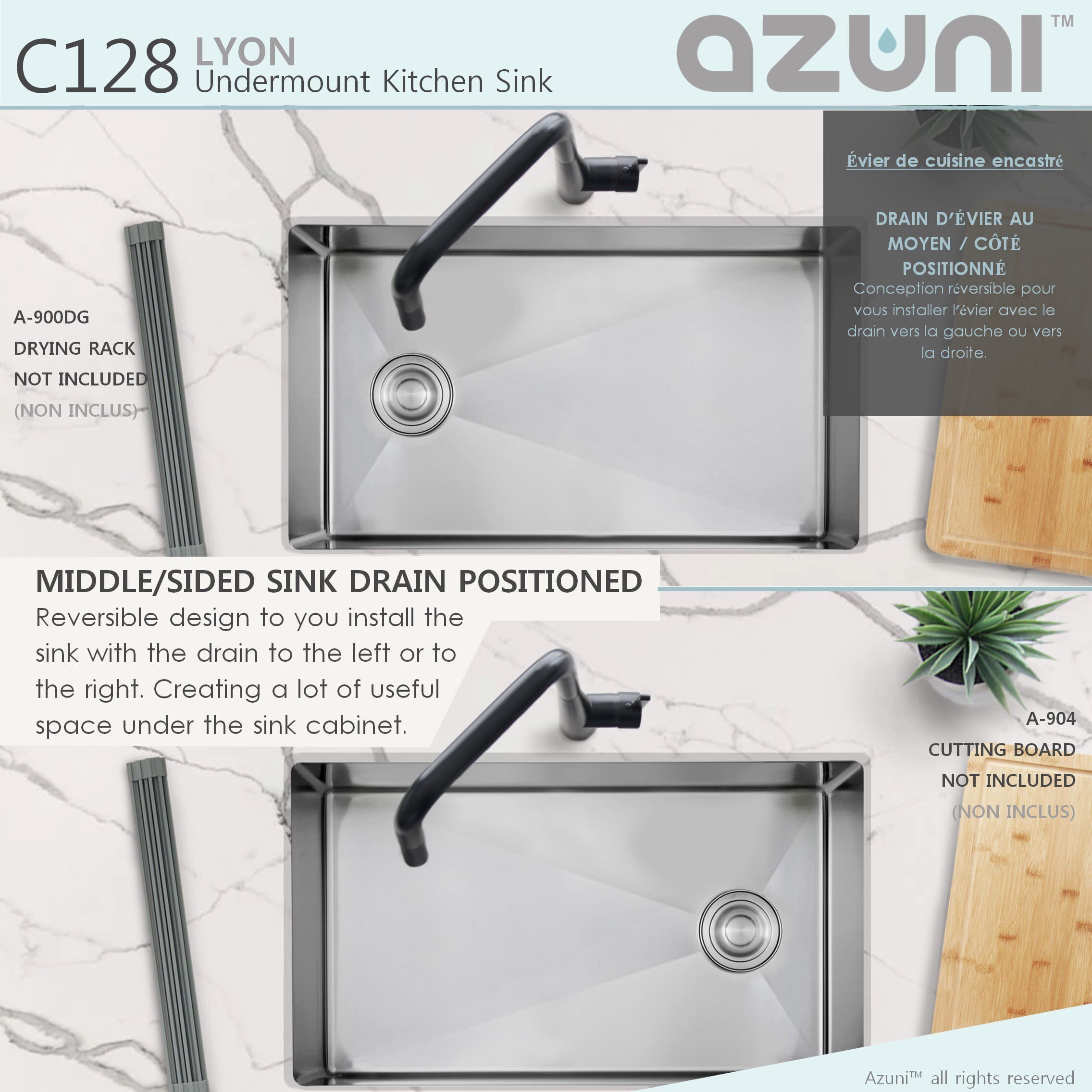 Azuni C1281 Kitchen-Sinks - View #7