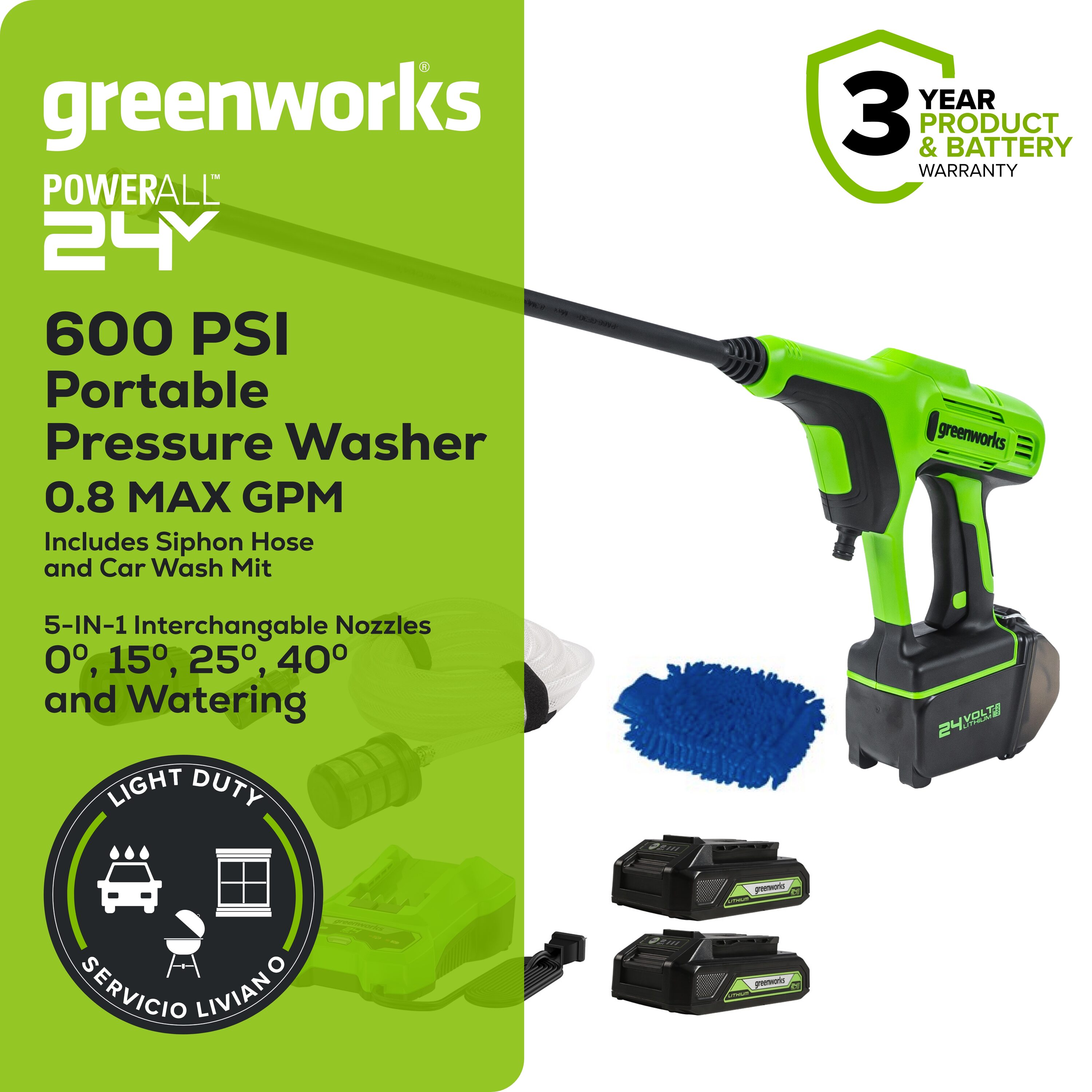 Greenworks GPW2000-1RGCWK Gas-Pressurewashers - View #2