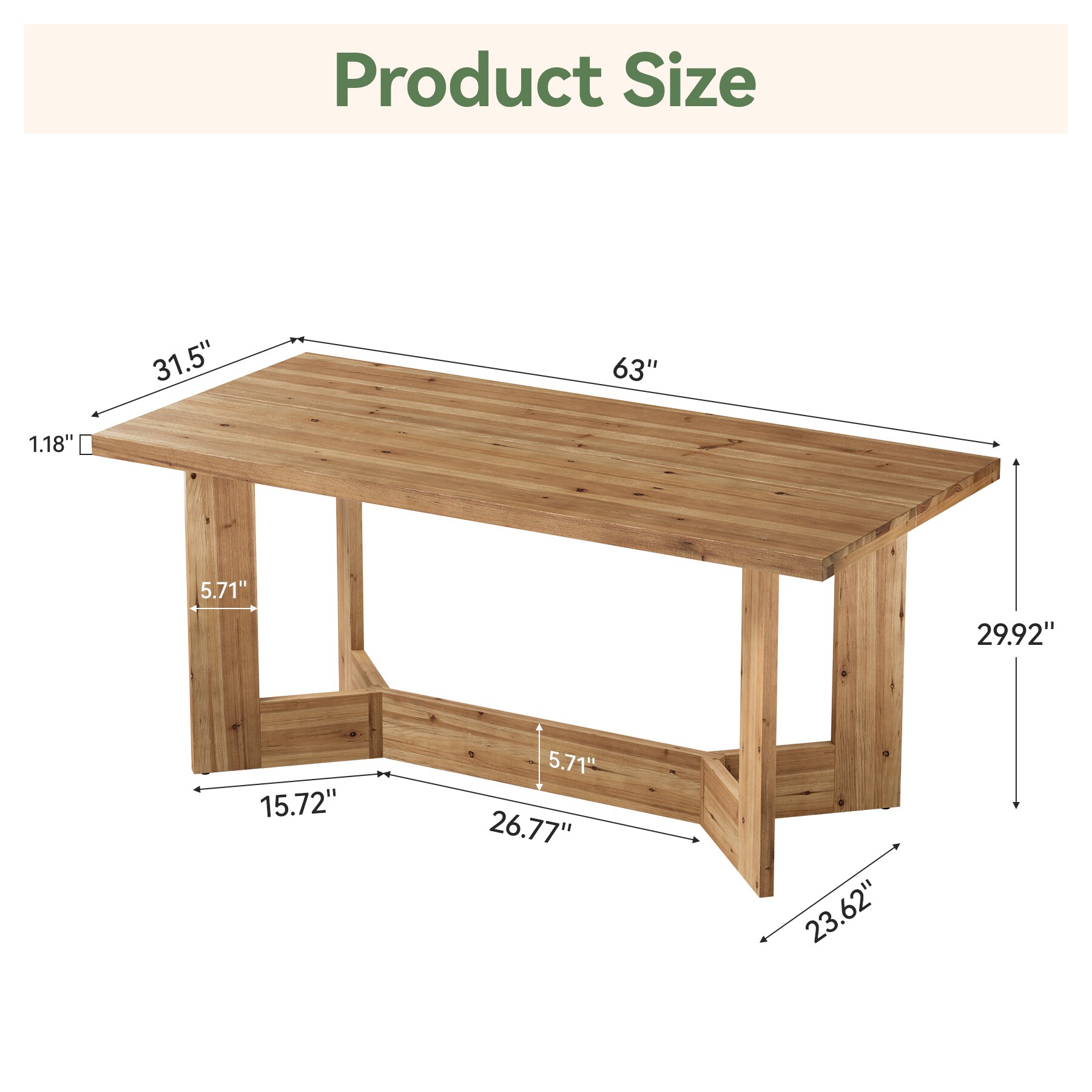 LITTLE TREE LWLT-YC0204-CLL Dining-Tables - View #4