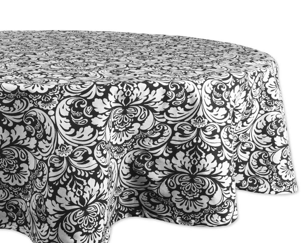 DII CAMZ35275 Black Tablecloth