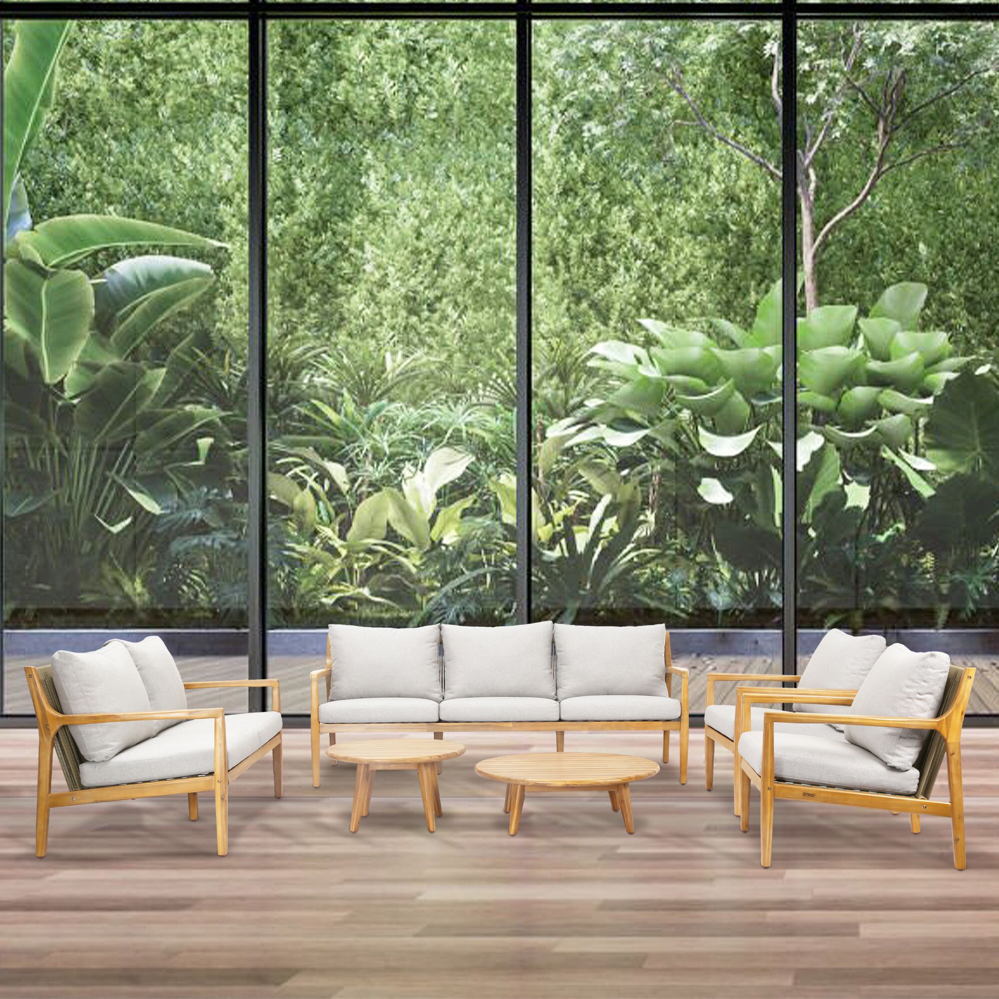 Moda Furnishings PAS-2513 Patio-Conversation-Sets - View #4