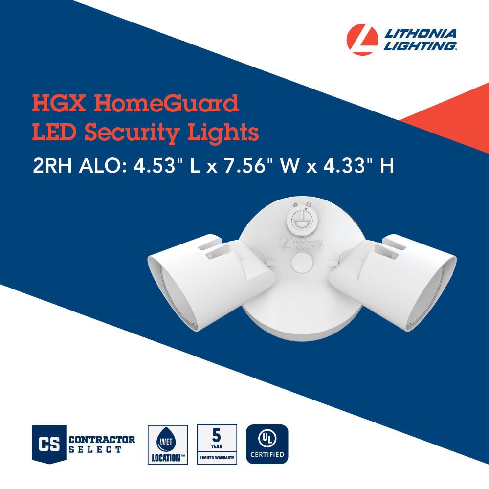 Lithonia Lighting HGXLED2RHALO40KPEWH Dusk-Dawn-Lighting - View #4