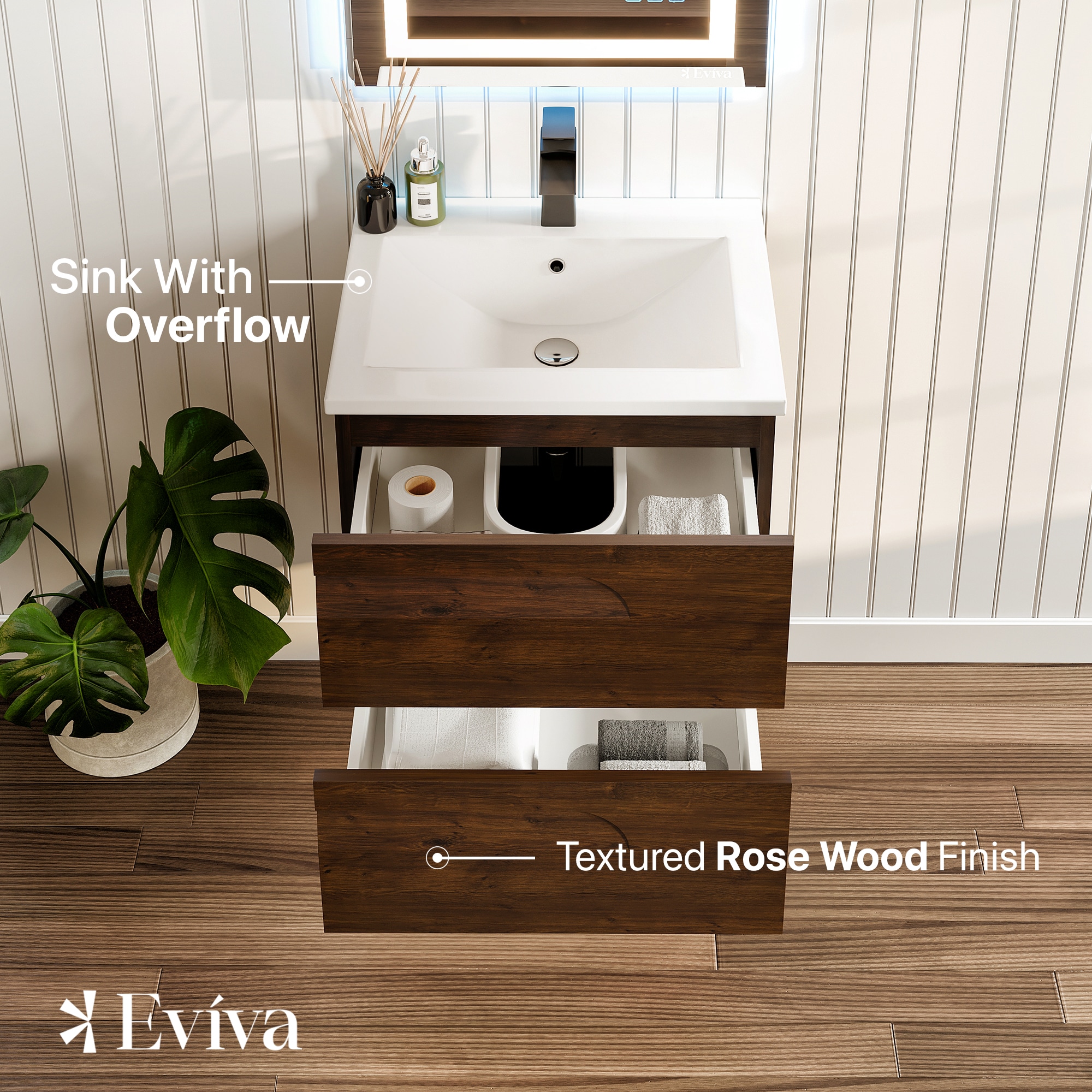 Eviva EVVN23-24RW-WM Bath-Vanity-Combo - View #3