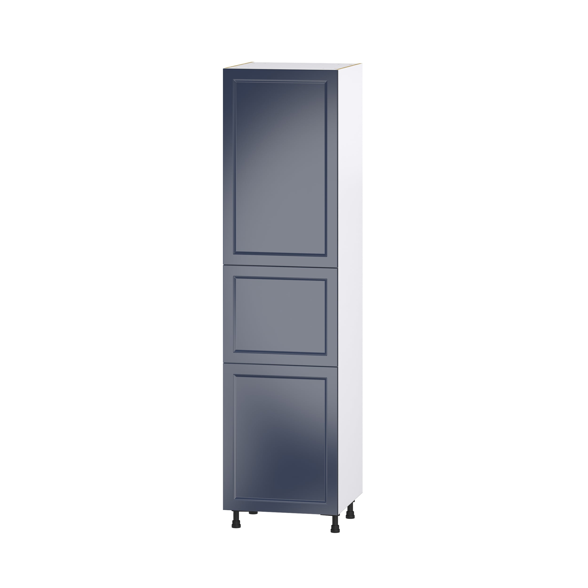 Hugo&Borg DST242494.5(L/R)-LO Lorette 24-in W x 94.5-in H x 24-in D Navy Blue Pantry Fully assembled Cabinet (Recessed Panel Shaker)
