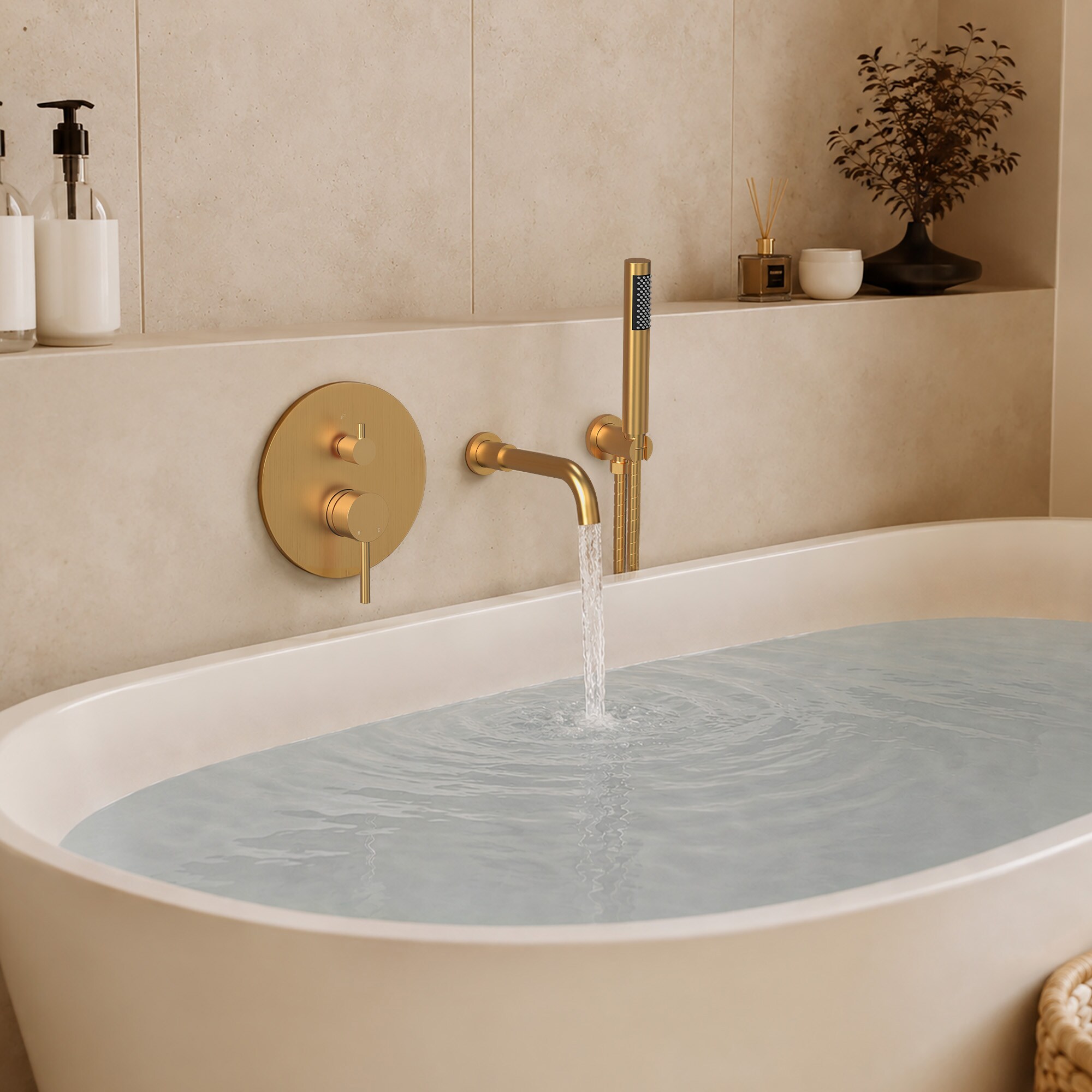 EVERSTEIN SFS-1137-GD Roman-Tub-Faucets - View #3
