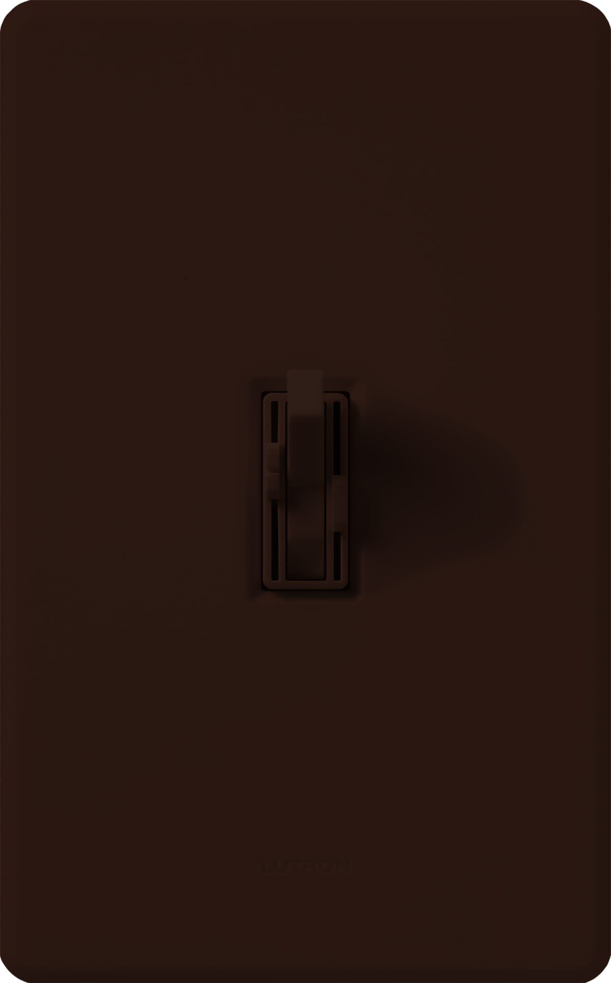 Lutron AY2-LFSQ-BR Toggler Fan and Light Control 1.5 -Amp 3-speed Toggle Fan Control Brown