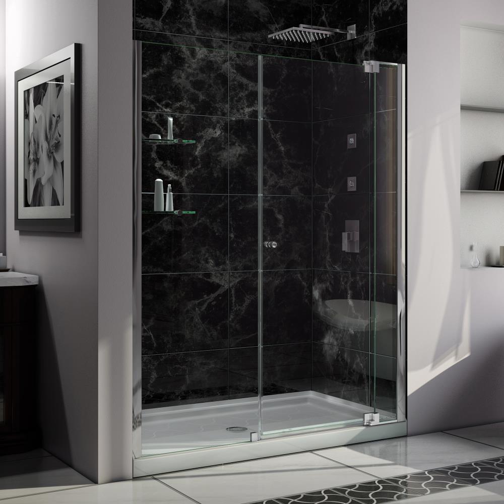 DreamLine DL-6432R-01CL Allure Chrome 30-in x 60-in x 76-in Shower (Right Drain)