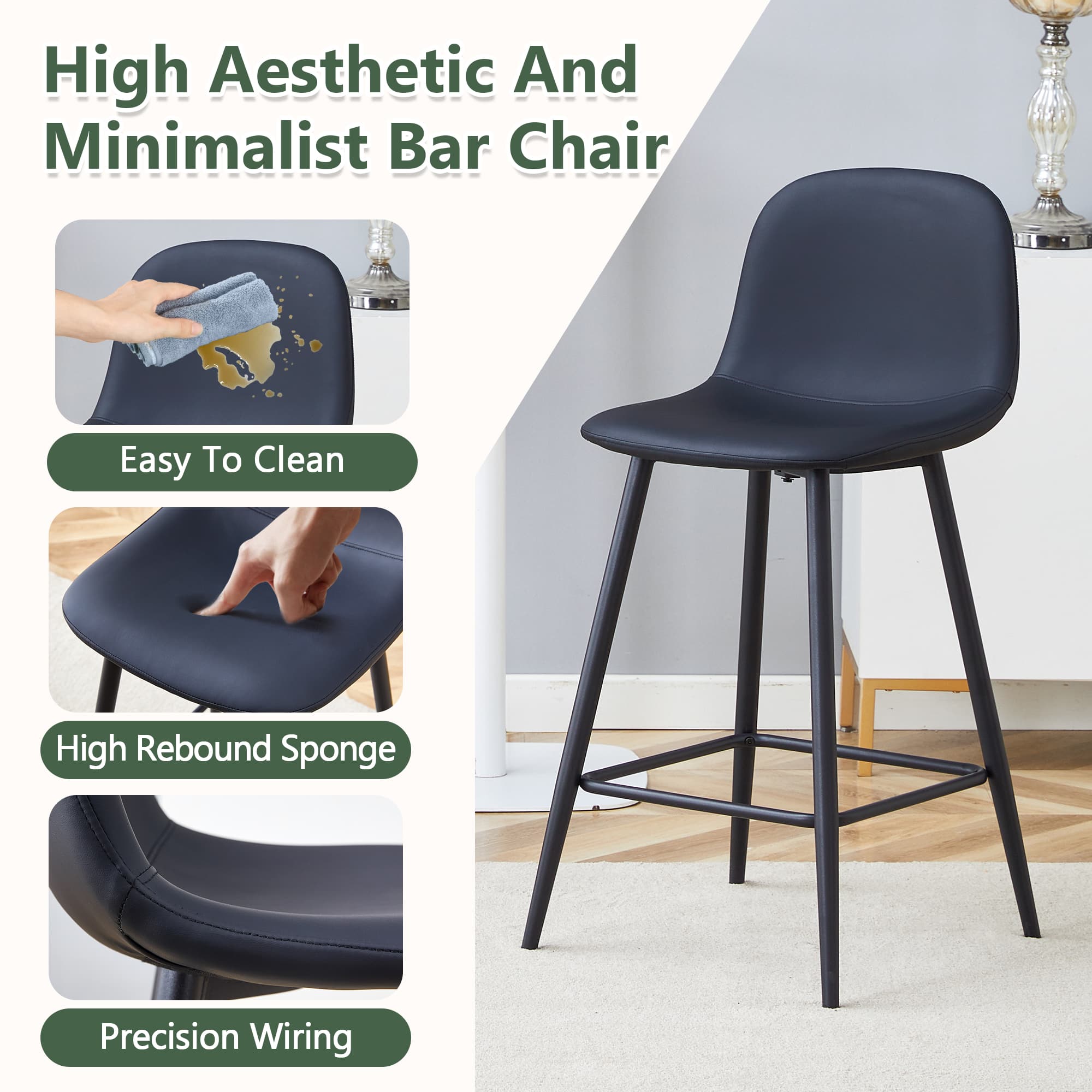 Vynxaria LEXY0137-DJCY-2BLA Dining-Chairs - View #8