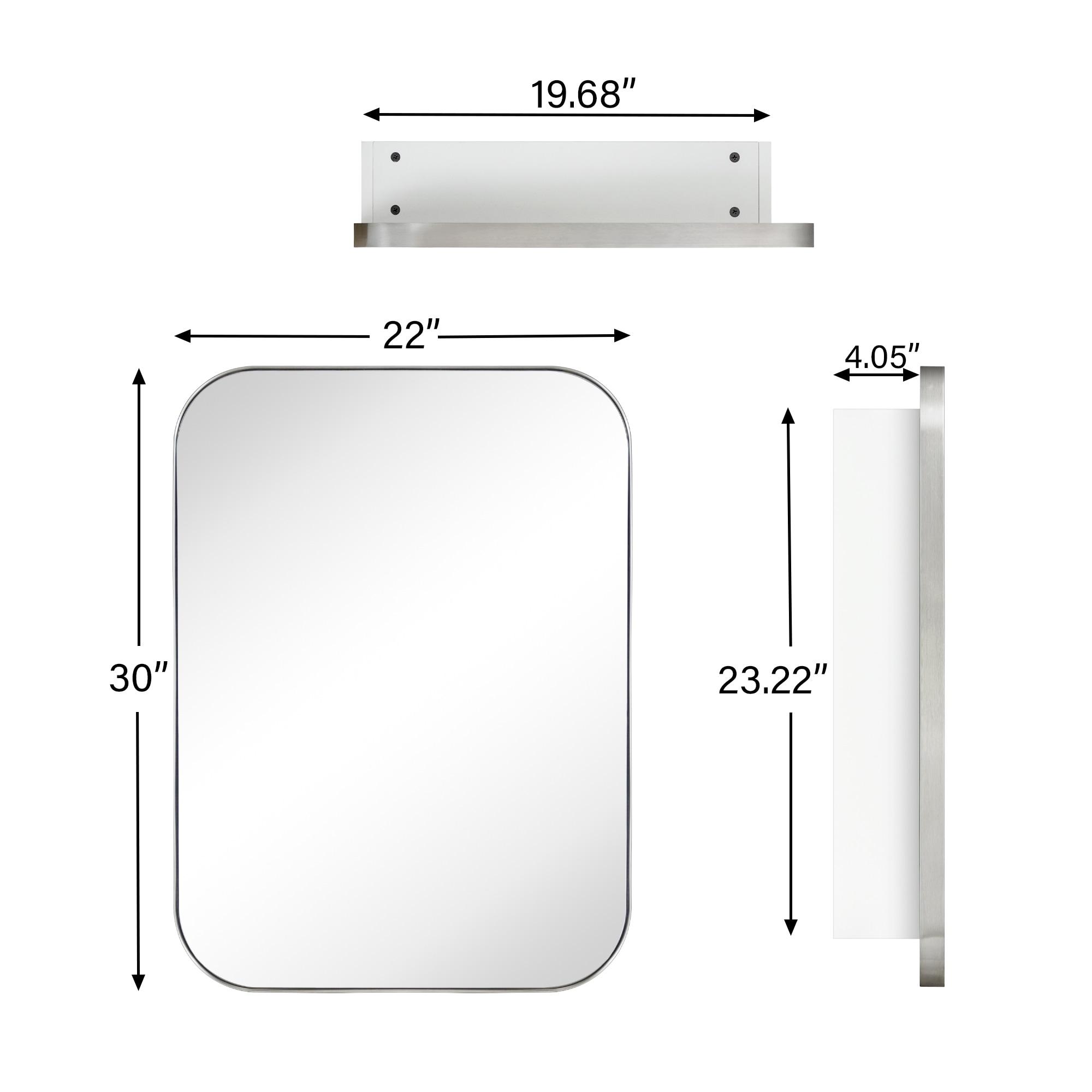 TEHOME GC-XB0017 Bathroom-Medicine-Cabinets - View #3