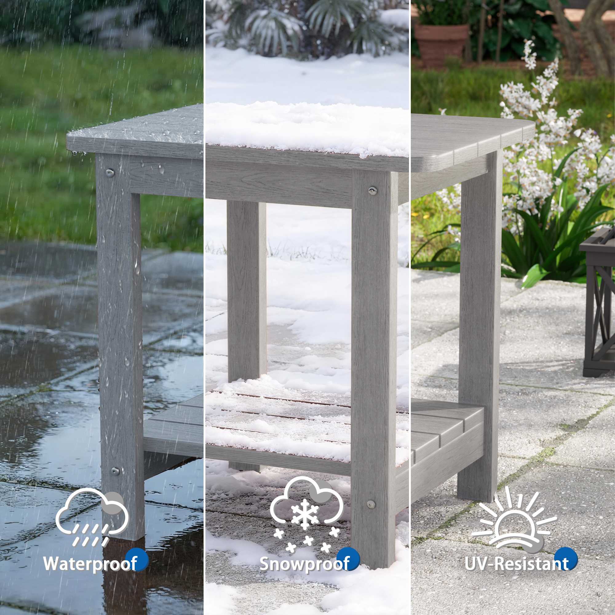 Aok Garden LWP-ET-16-LY Patio-Tables - View #3
