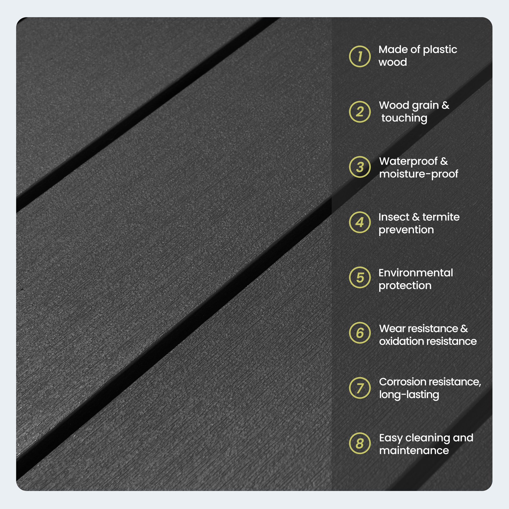Crestlive Products CL-TB012BLK210 Patio-Tables - View #7