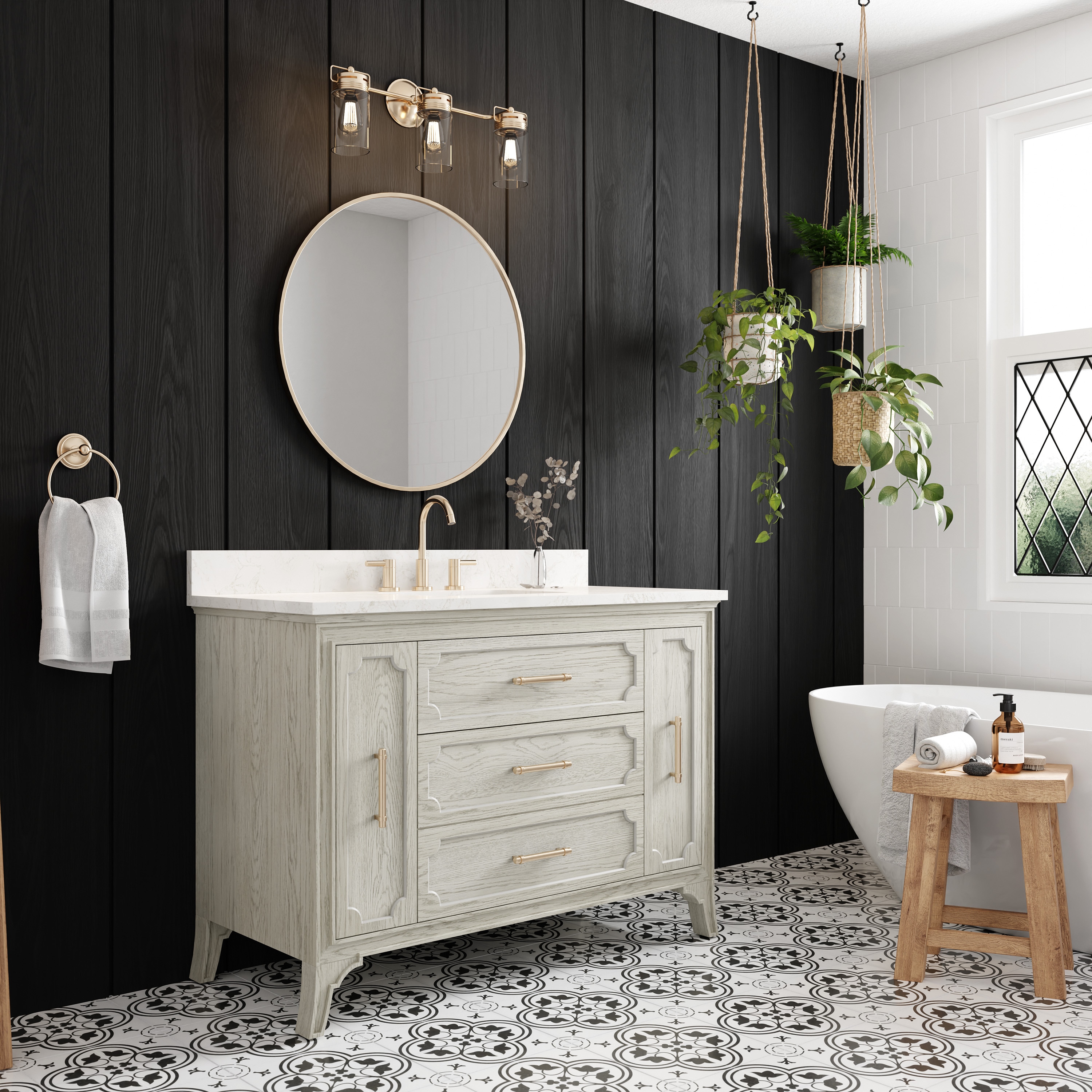 allen + roth 1605VA-48-279-926 Bath-Vanity-Combo - View #14