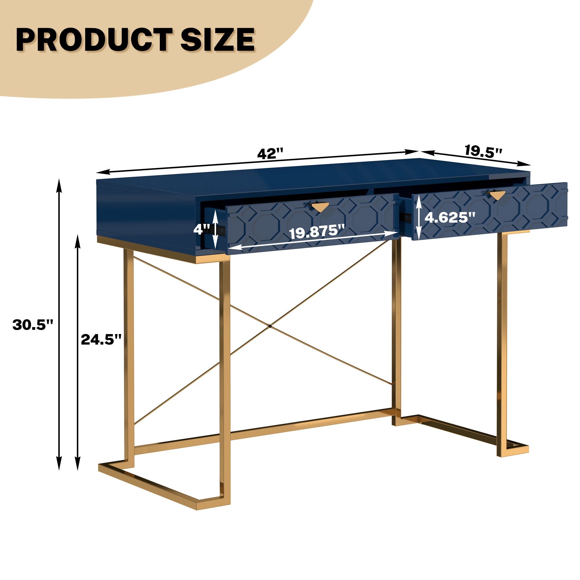 Clihome CL-DK1-BL Console-Sofa-Tables - View #8