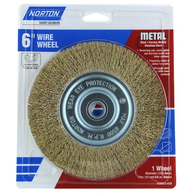 5 inch Pure Copper Wire Wheel Brass Brush For Bench Grinder Metal Polishing