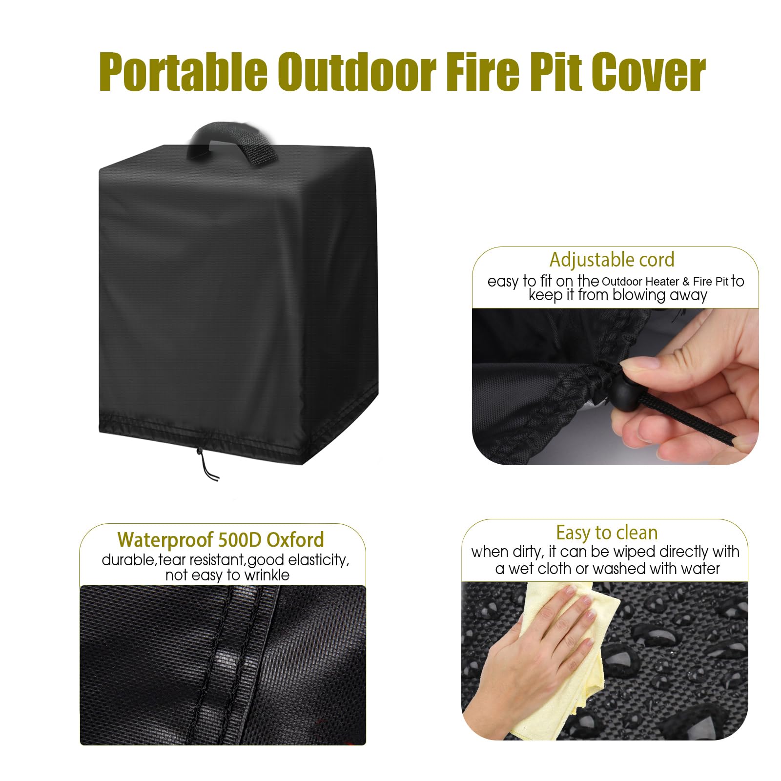 ITOPFOX LIT0625I024 Fire-Pit-Covers - View #4