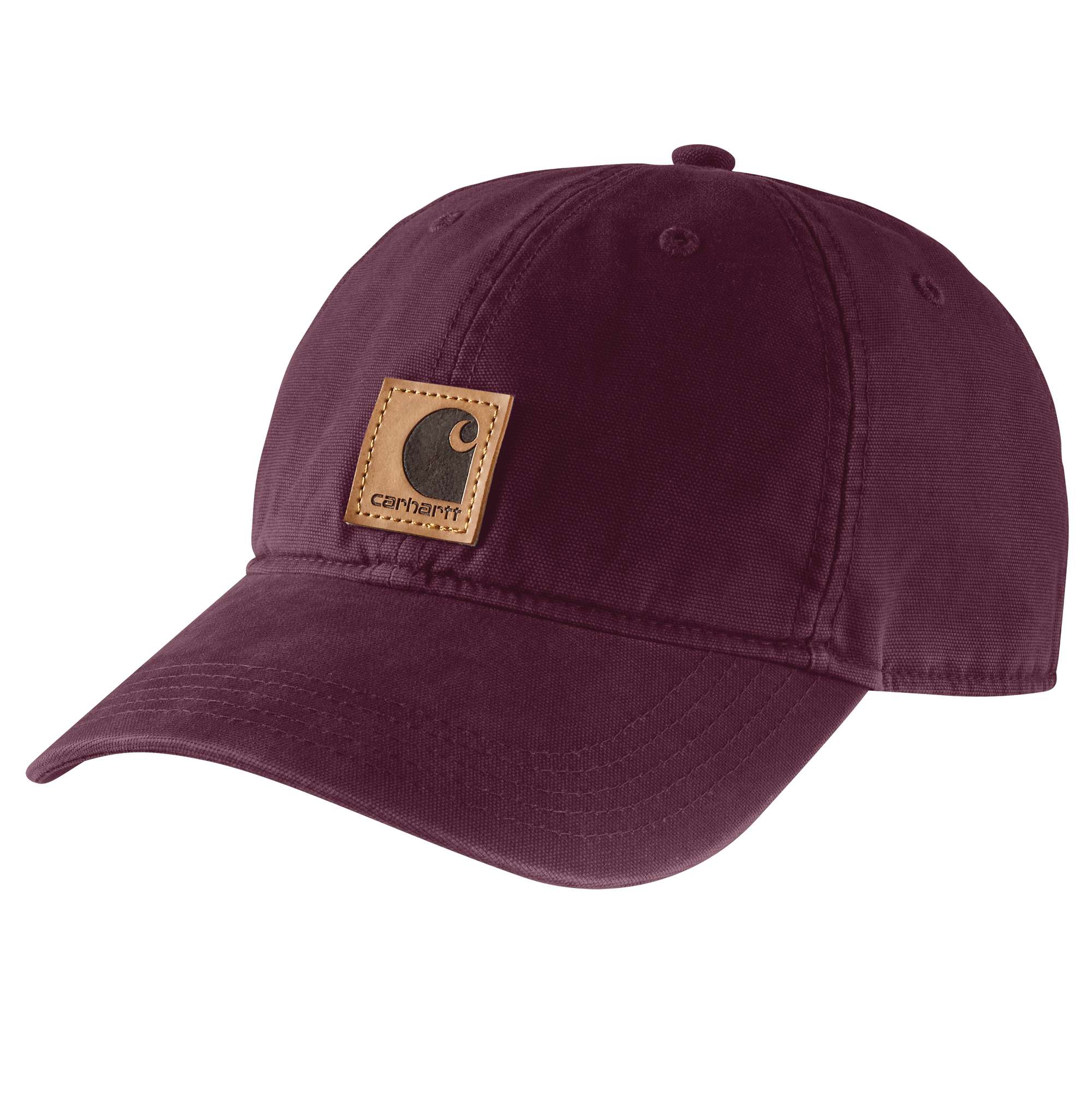 Carhartt 100289-V26OS Men's Blackberry Cotton Baseball cap