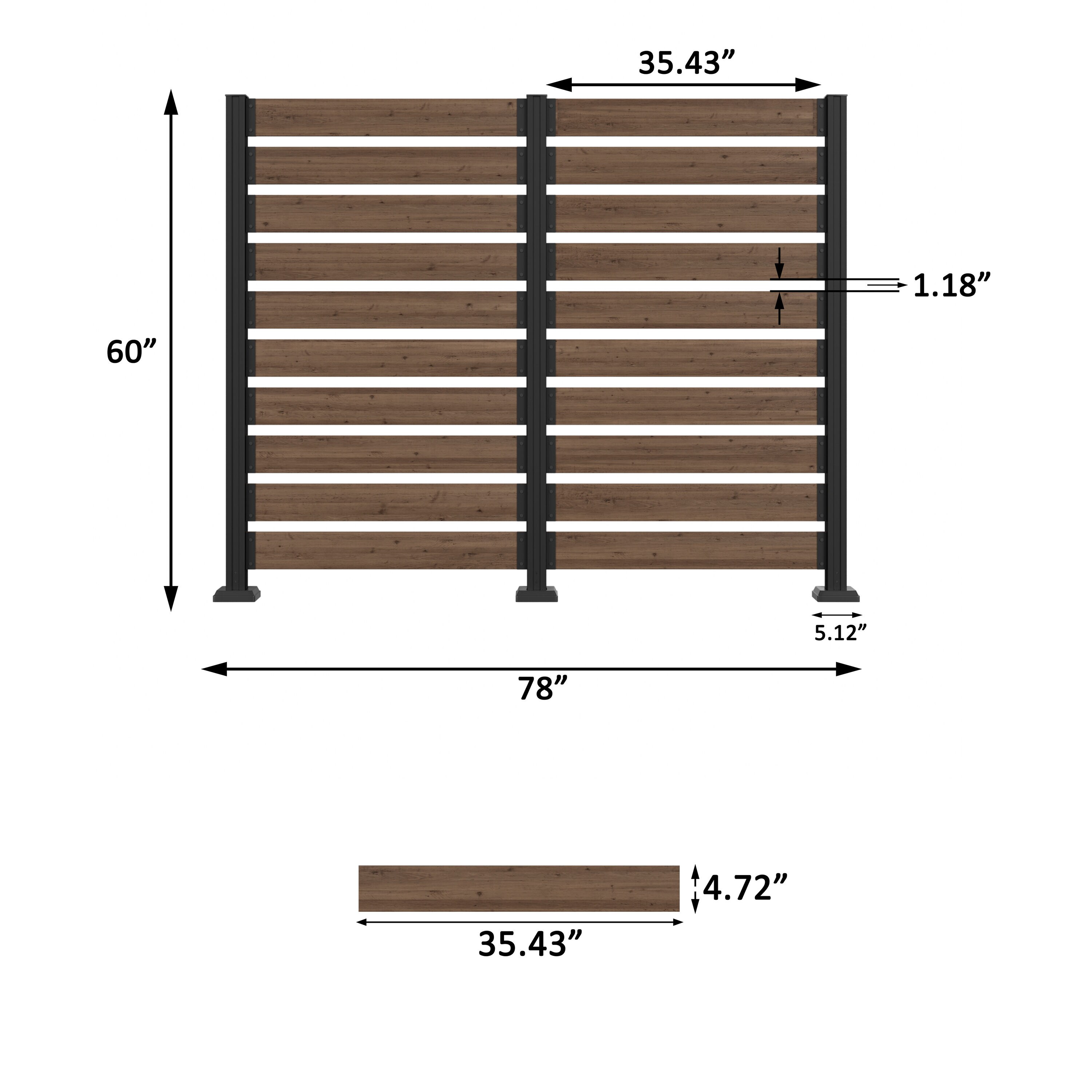 VEIKOUS PG0218-02NW-4 Outdoor-Privacy-Screen - View #13