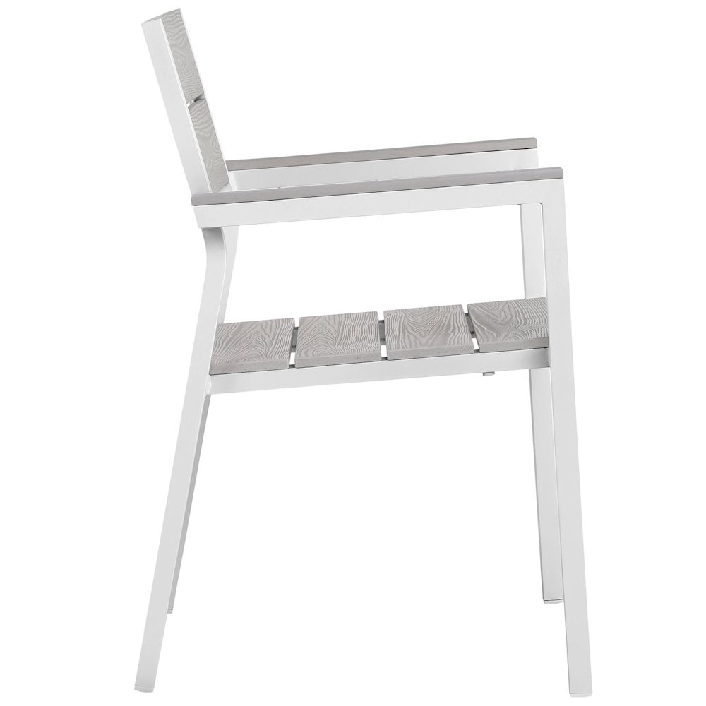 Modway EEI-1761-WHI-LGR-SET Patio-Conversation-Sets - View #3