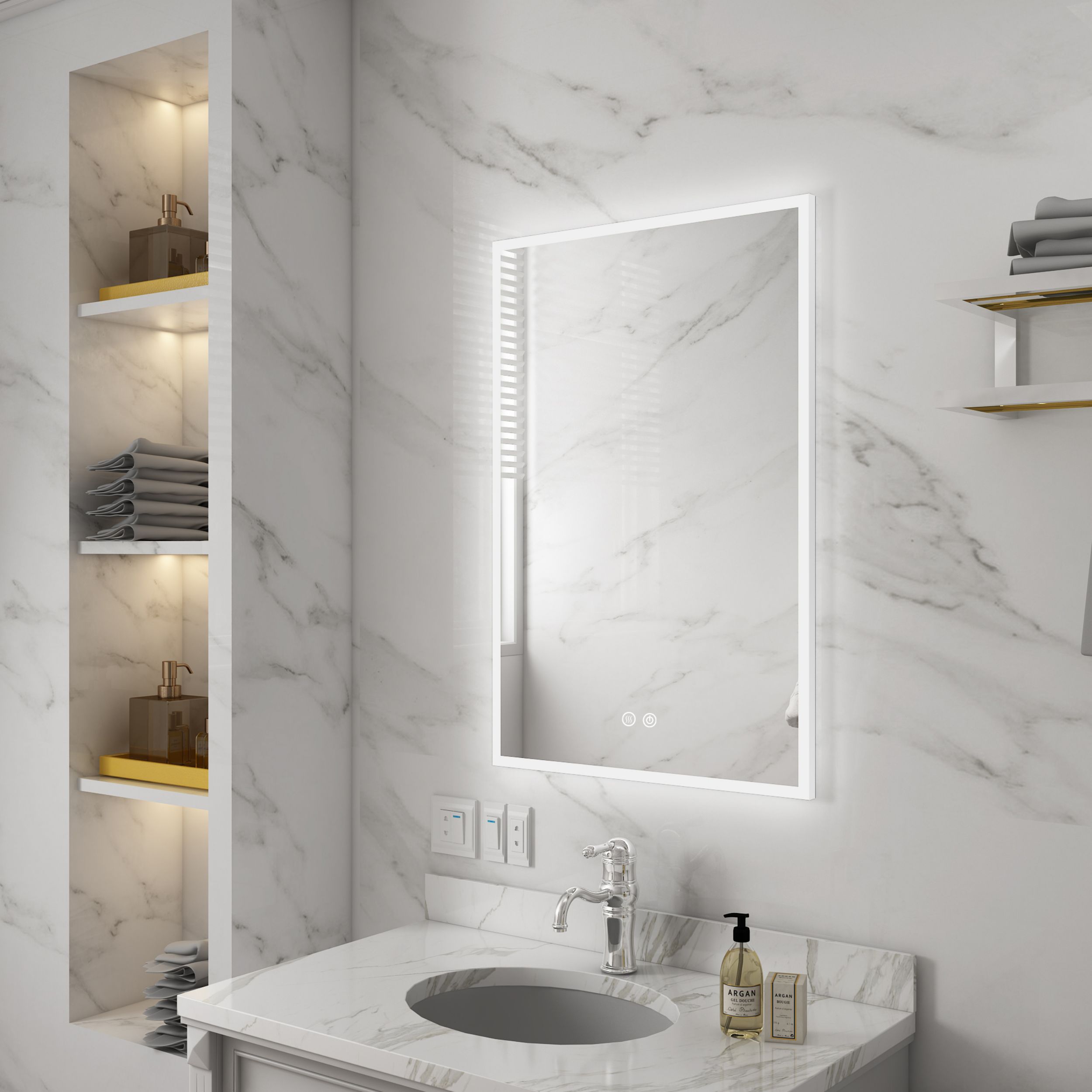 WELLFOR GIZBSO03ME Bathroom-Medicine-Cabinets - View #2