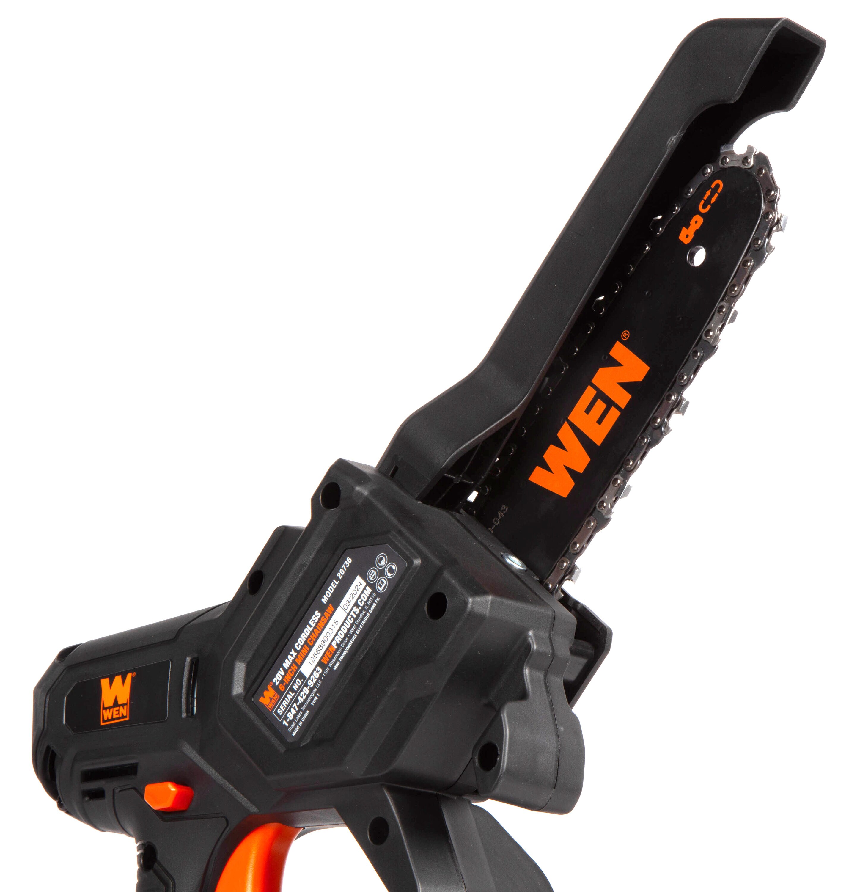 WEN 20736 Cordless-Chainsaw - View #3