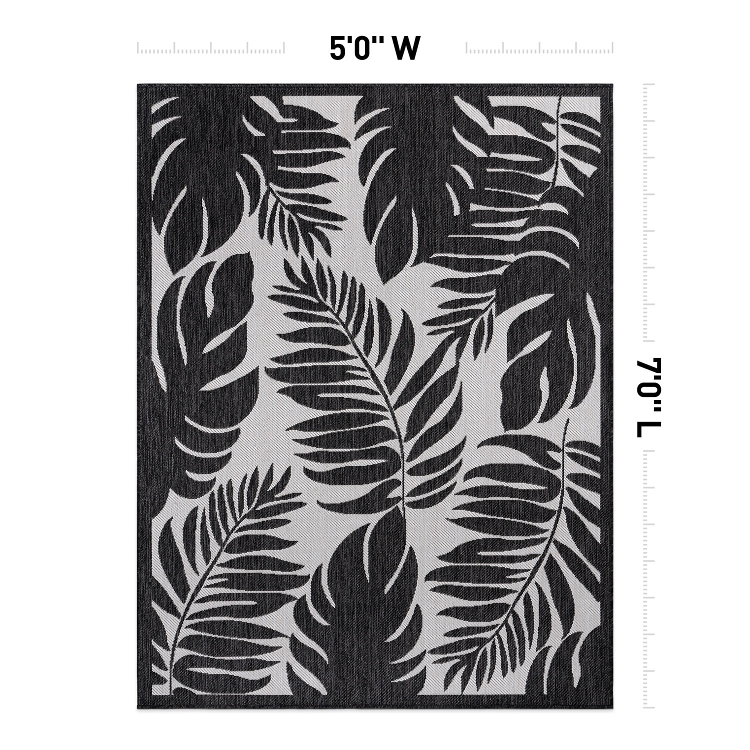 World Rug Gallery 113BLACK5X7 rugs - View #3