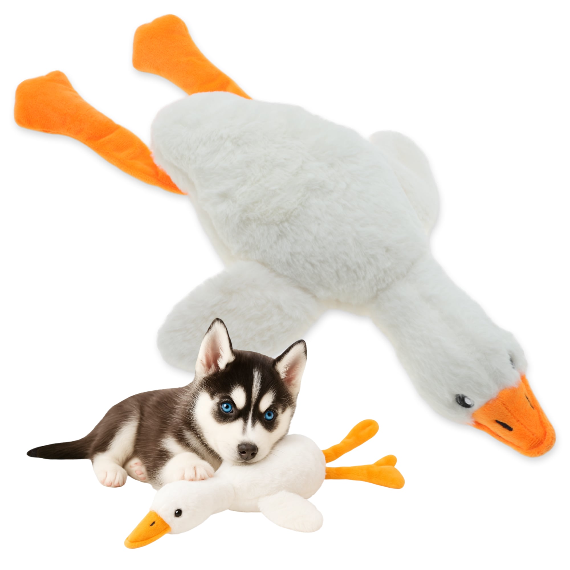 Unique Bargains Dog Toys for Aggressive Chewers Goose Chew Toy for