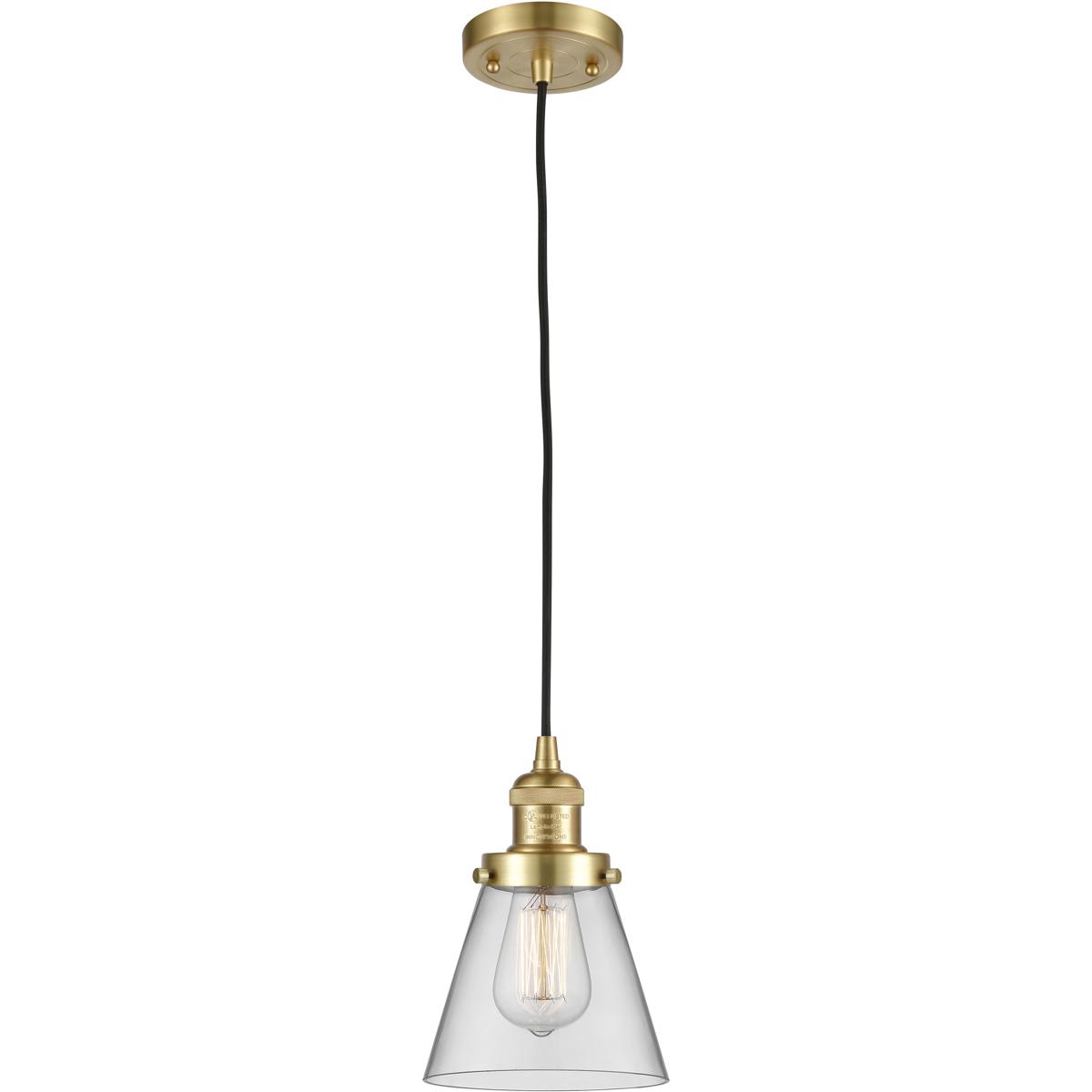 Innovations Lighting 1886158 201C-SG-G62 Franklin Restoration Cone Mini Pendant