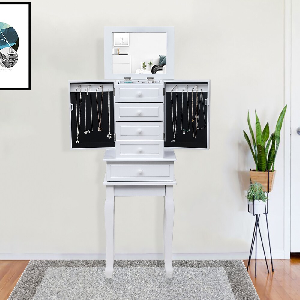 Winado LO1G13002605 White Jewelry Armoire