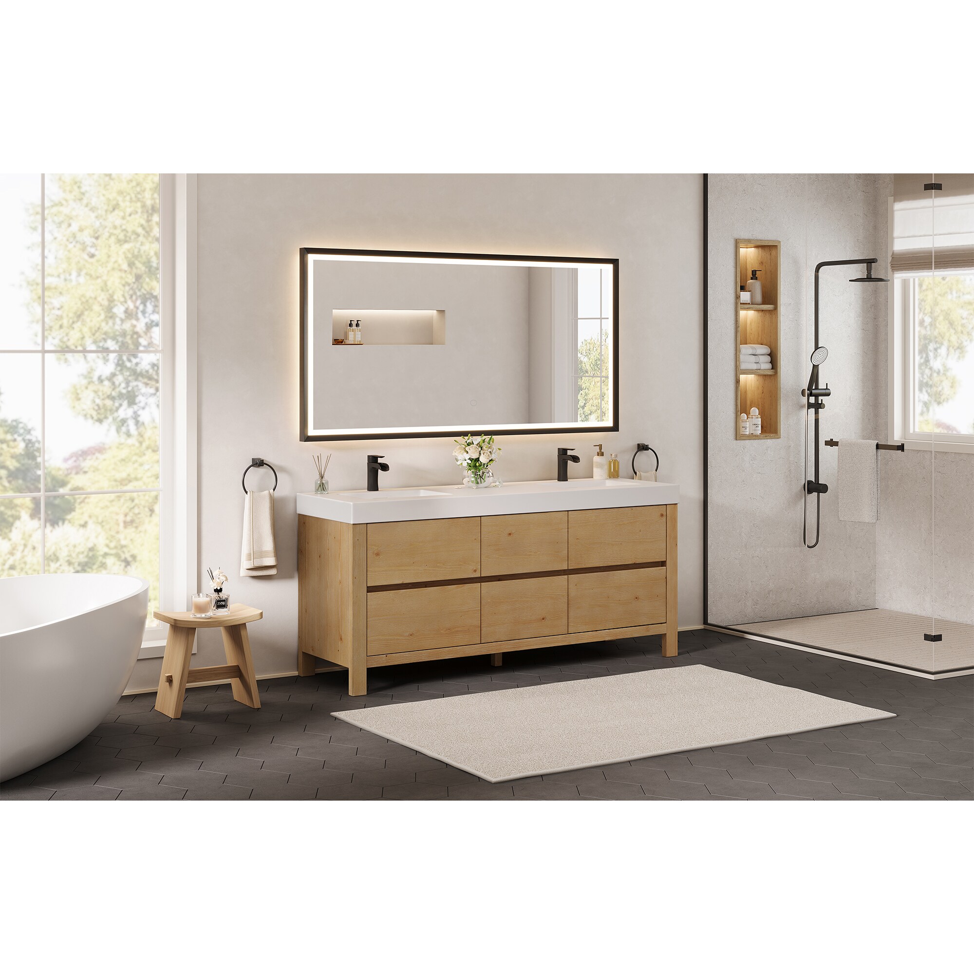 Altair 574072-WF-WH Bath-Vanity-Combo - View #15