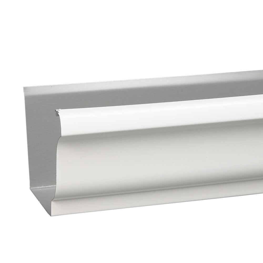 Amerimax Professional Grade 6in x 192in White K Style Gutter in the