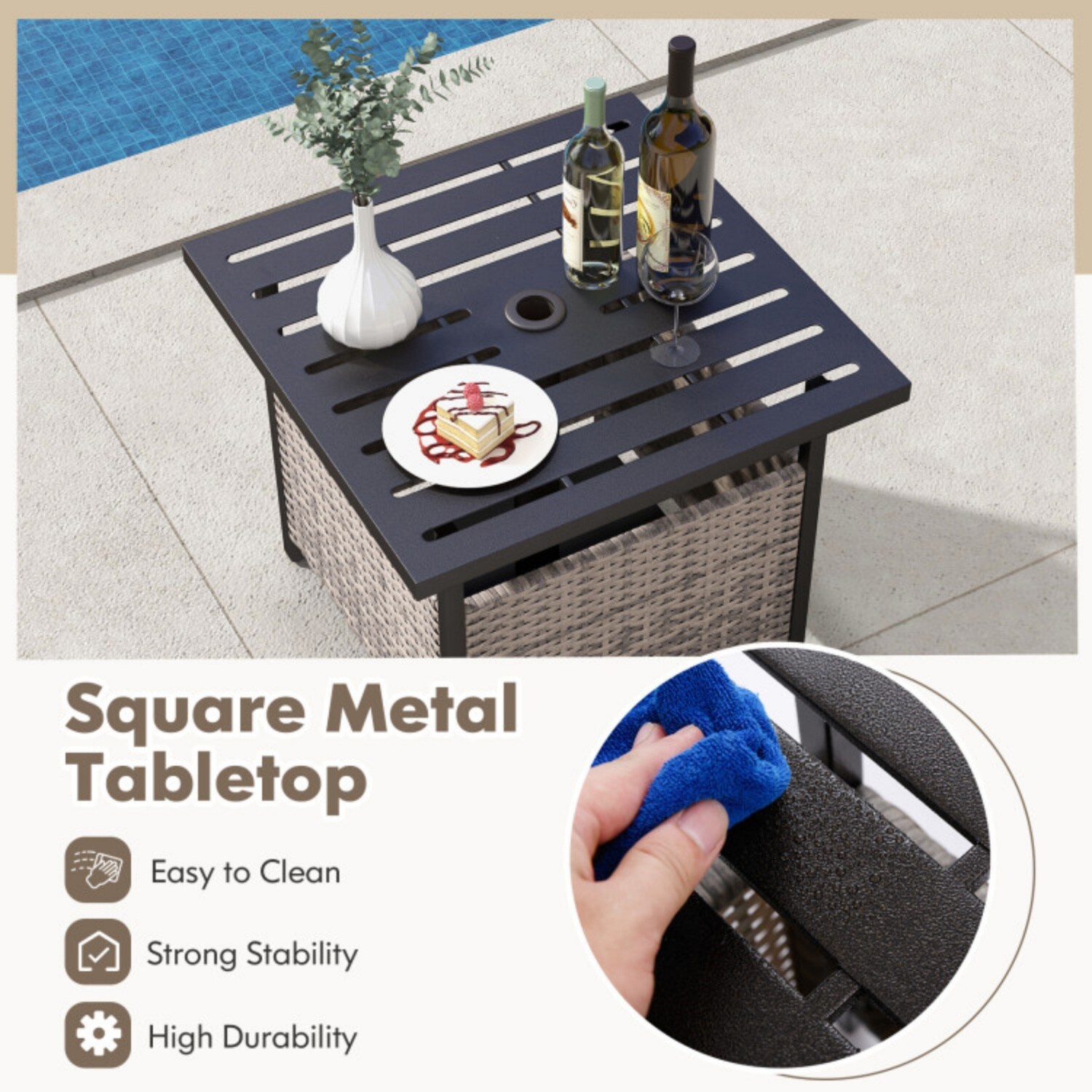 Mondawe MO-WFHW66109GR Patio-Tables - View #5