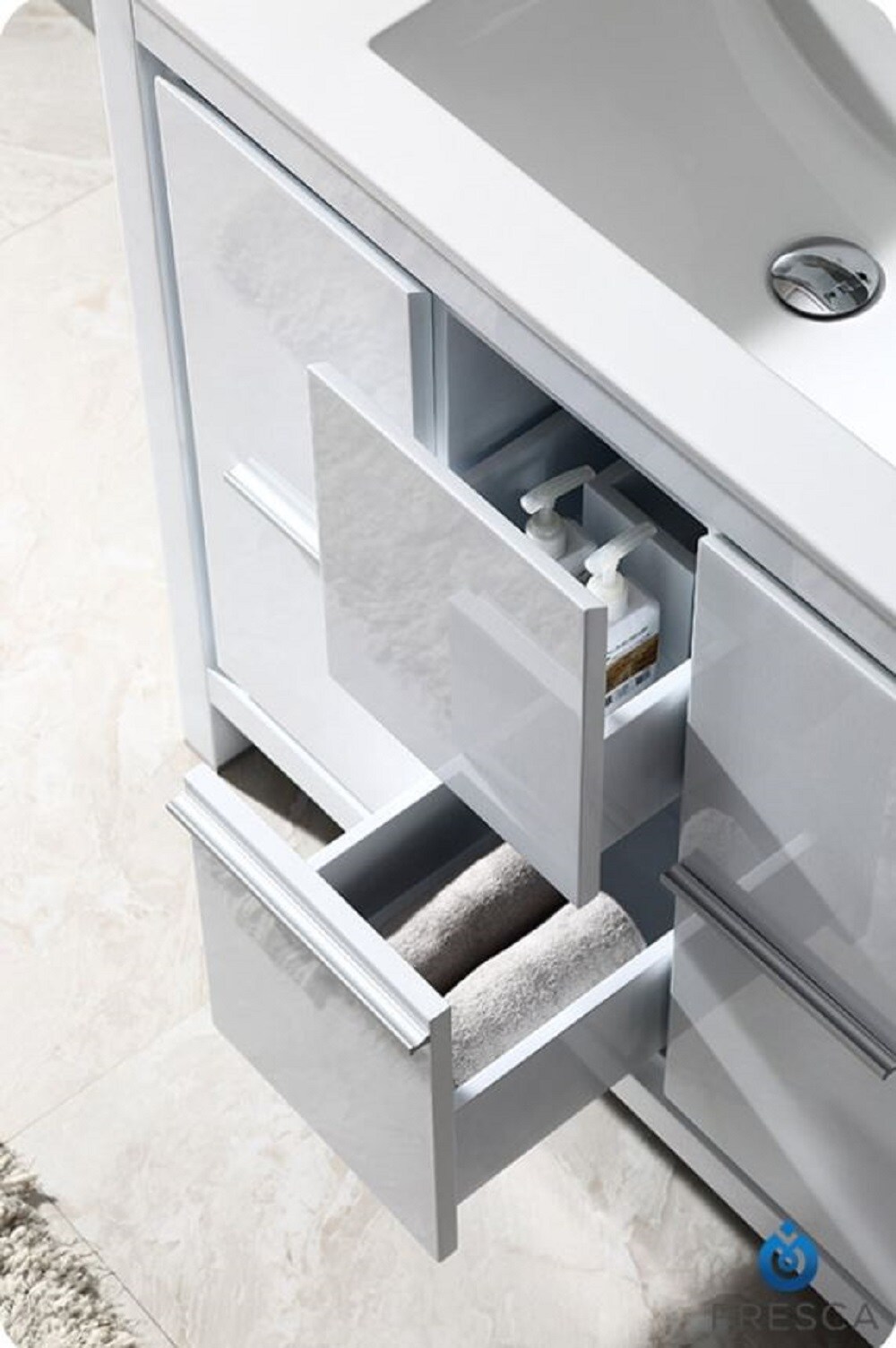 Fresca FVN8172WH Bath-Vanity-Combo - View #4