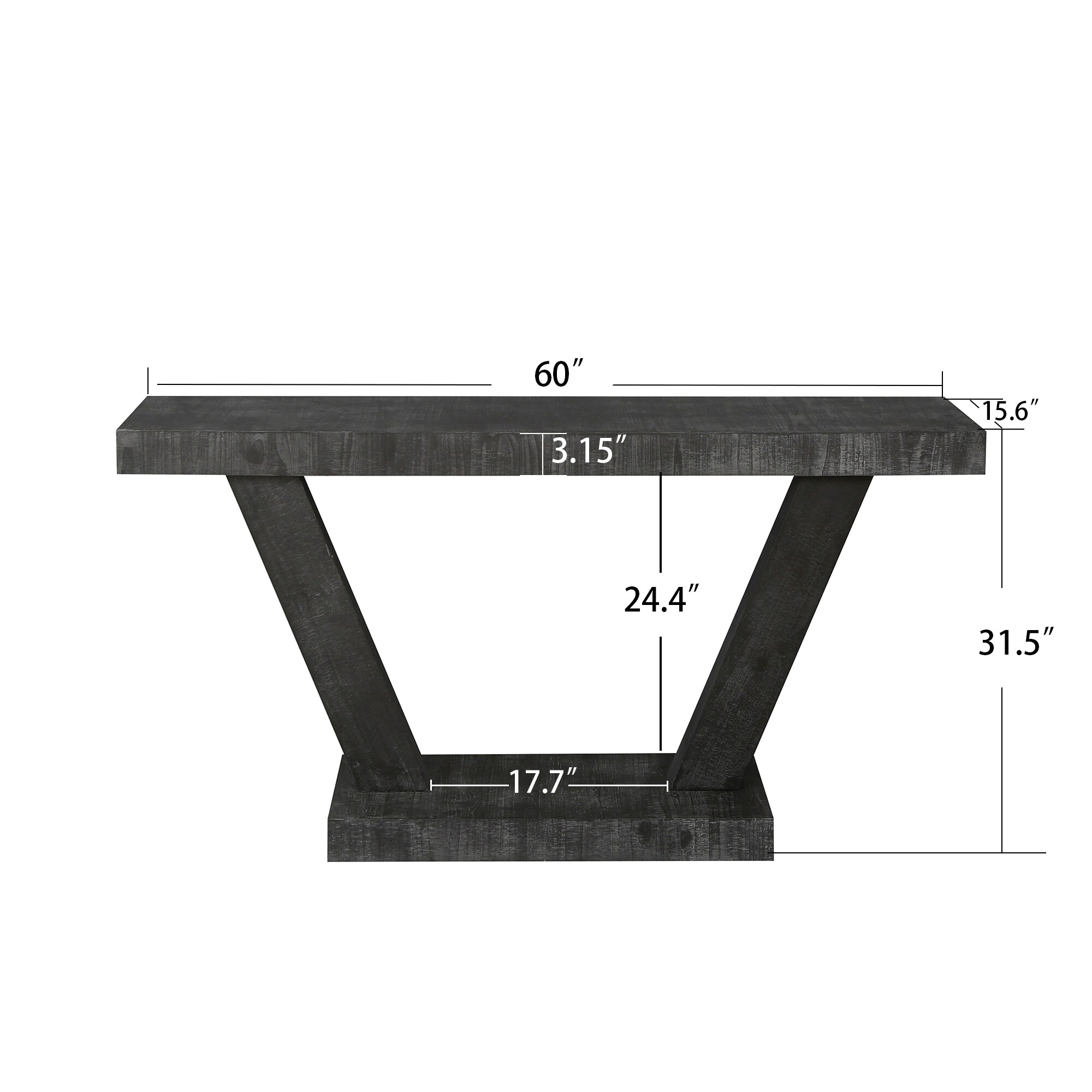 LOVMOR SF-W-W1445P287873 Console-Sofa-Tables - View #4