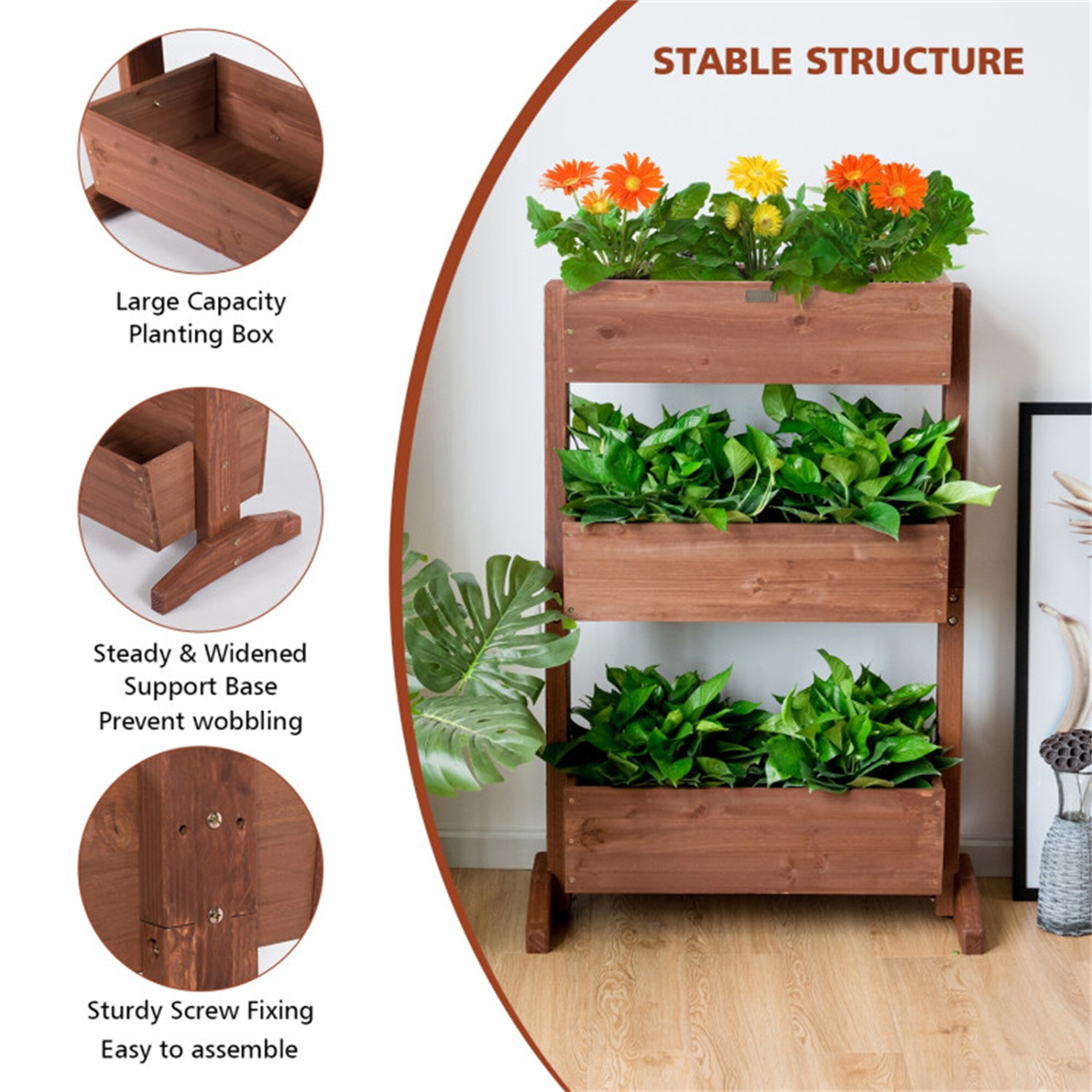 BABOOM BOM-GT3436-CO Raised-Planter-Boxes - View #7