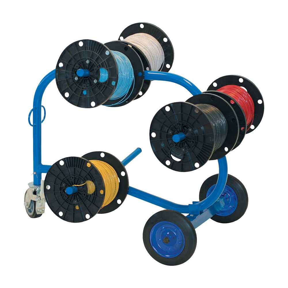 6) 500 ft spools of 10-6 AWG or (12) 7 inch diameter by 5 inch wide spools  Cable & Wire Holders at