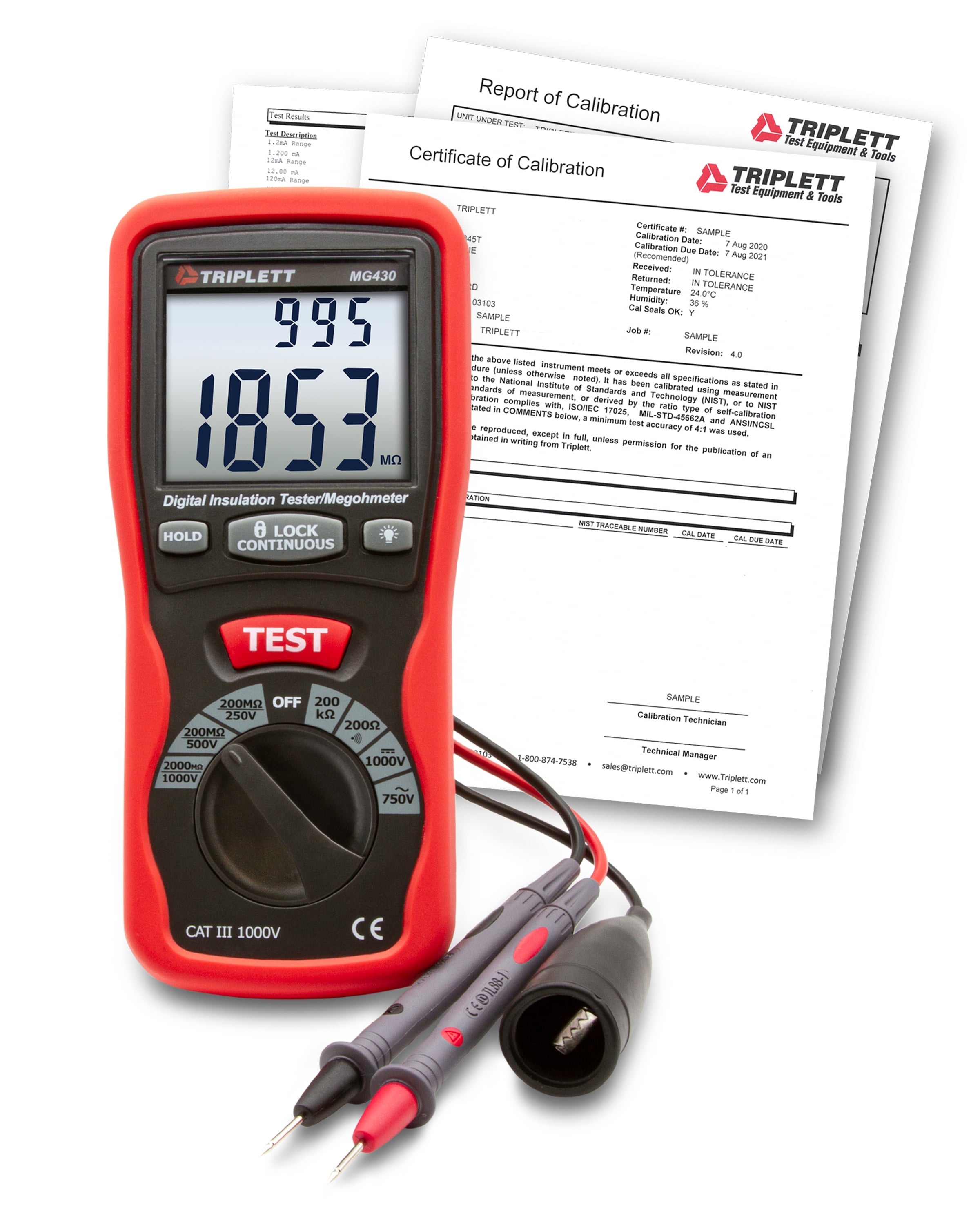 TRIPLETT MG430-NIST Specialty-Meters - View #7