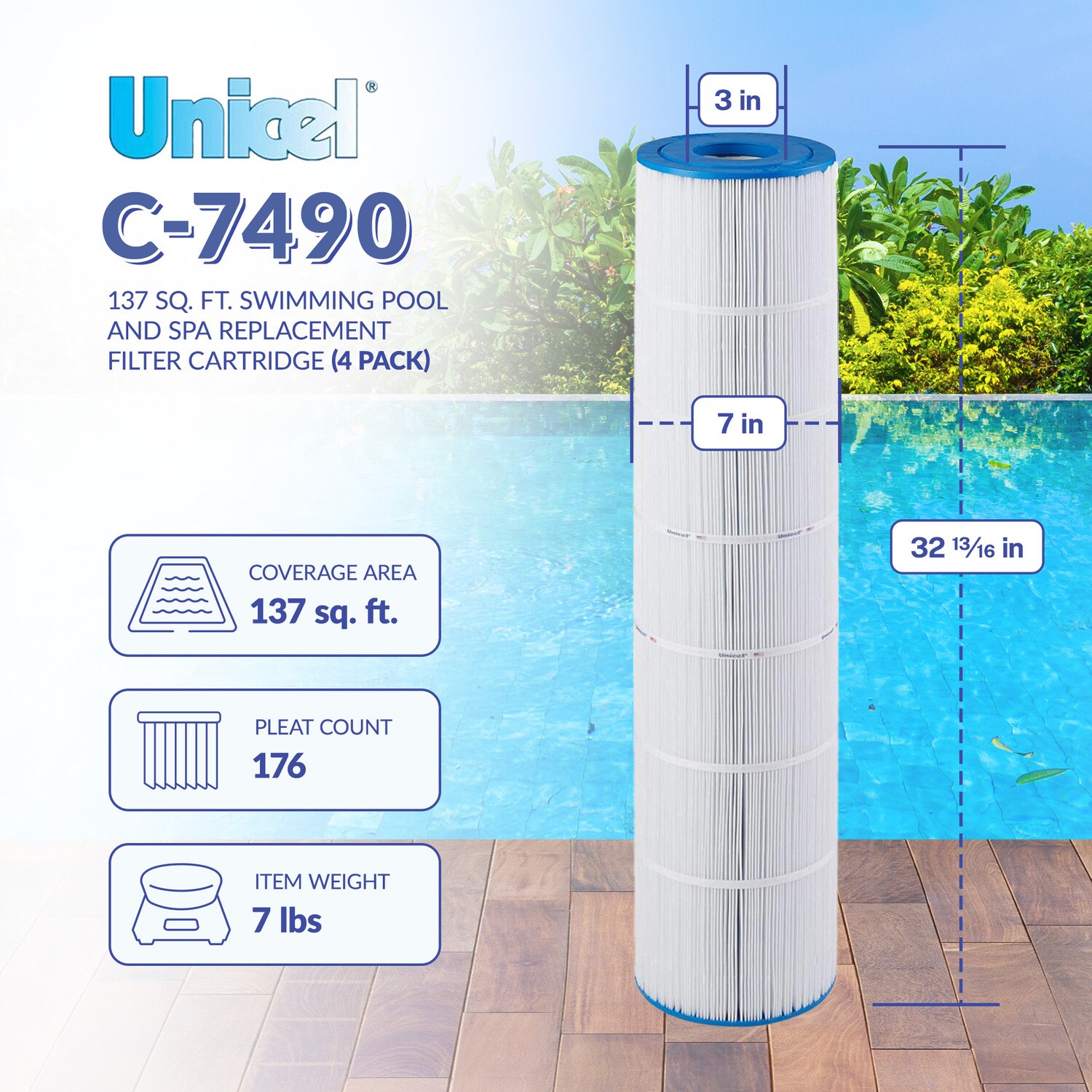Unicel 31812 Pool-Filter-Skim-Sys-Parts - View #2