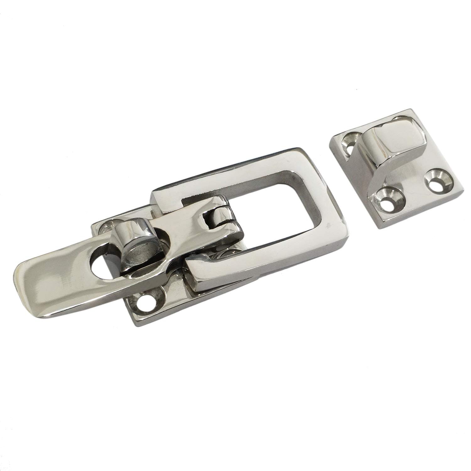 Etokfoks  Heavy Duty 316 Stainless Steel Anti Rattle Lockable Hold Down Clamp Latches 2 Pack