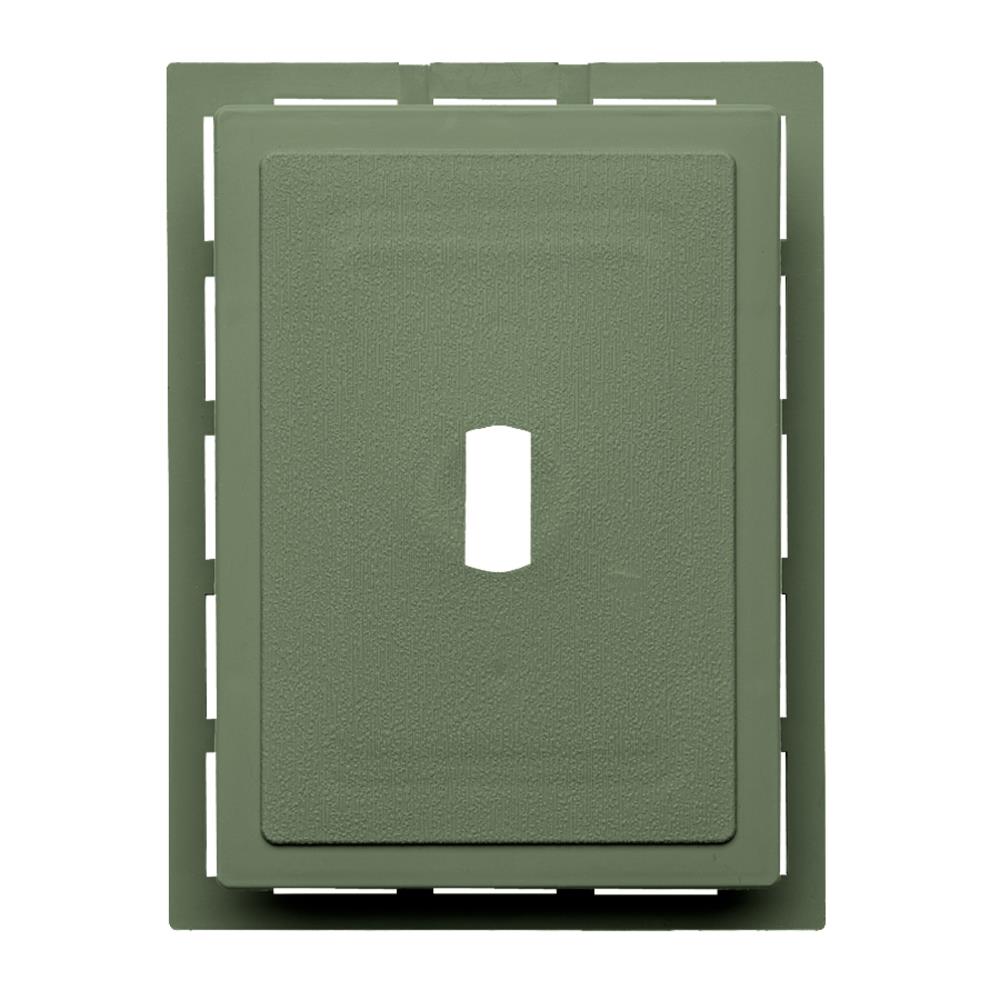 Ply Gem 142084 6-in x 0.875-in Palm Vinyl Universal Mounting Block
