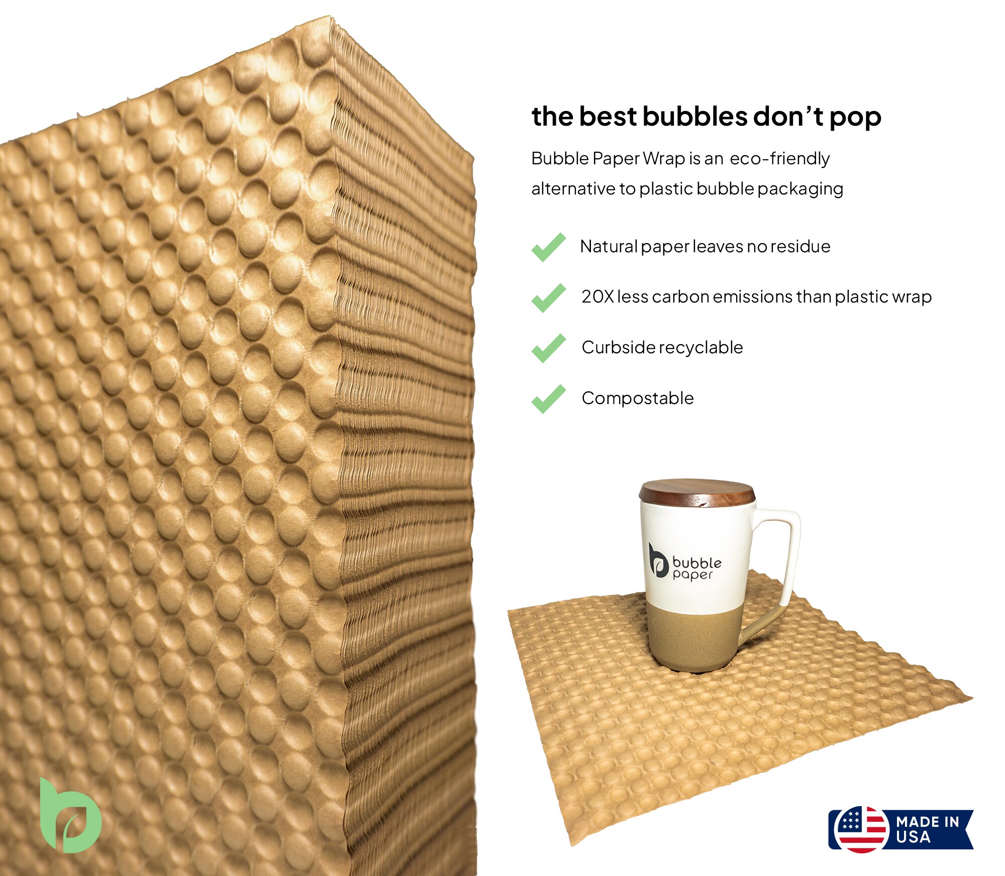 bubble paper BPB120250PK-BRWN Wrapping-Paper-Storage - View #2