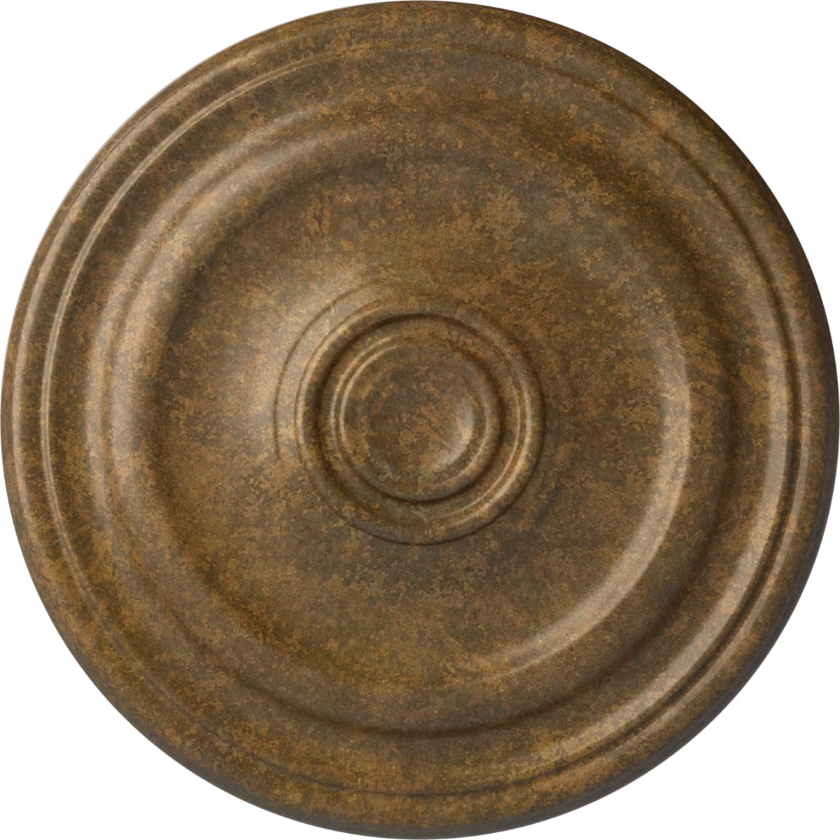 Ekena Millwork CM16KPRZS Kepler Traditional 15.875-in W x 15.875-in L Rubbed Bronze Polyurethane Ceiling Medallion