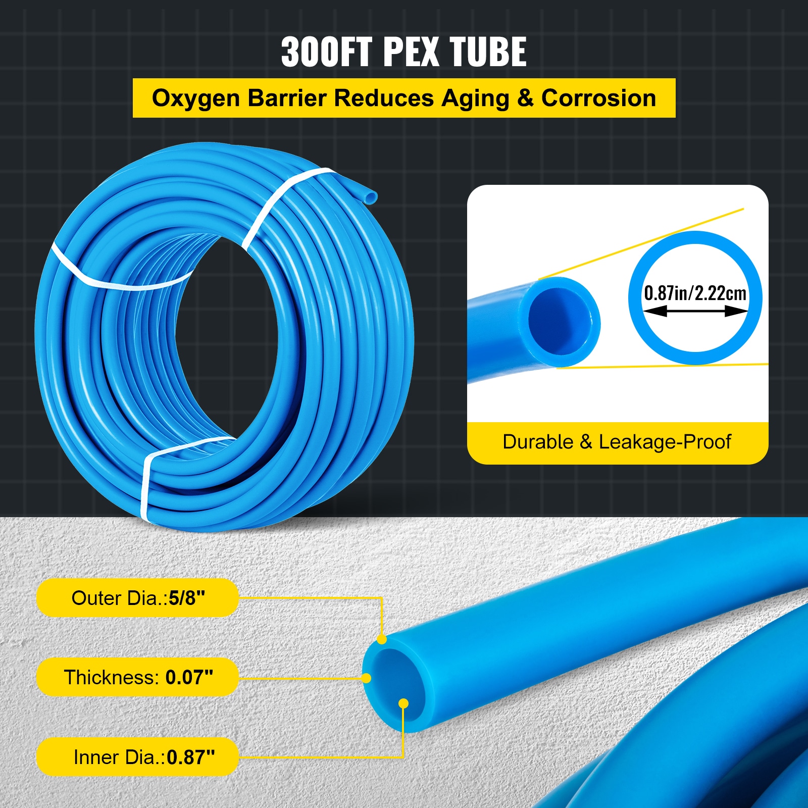 VEVOR PEXG1YC300YCLS001V0 Pex-Crimp-Fittings - View #4