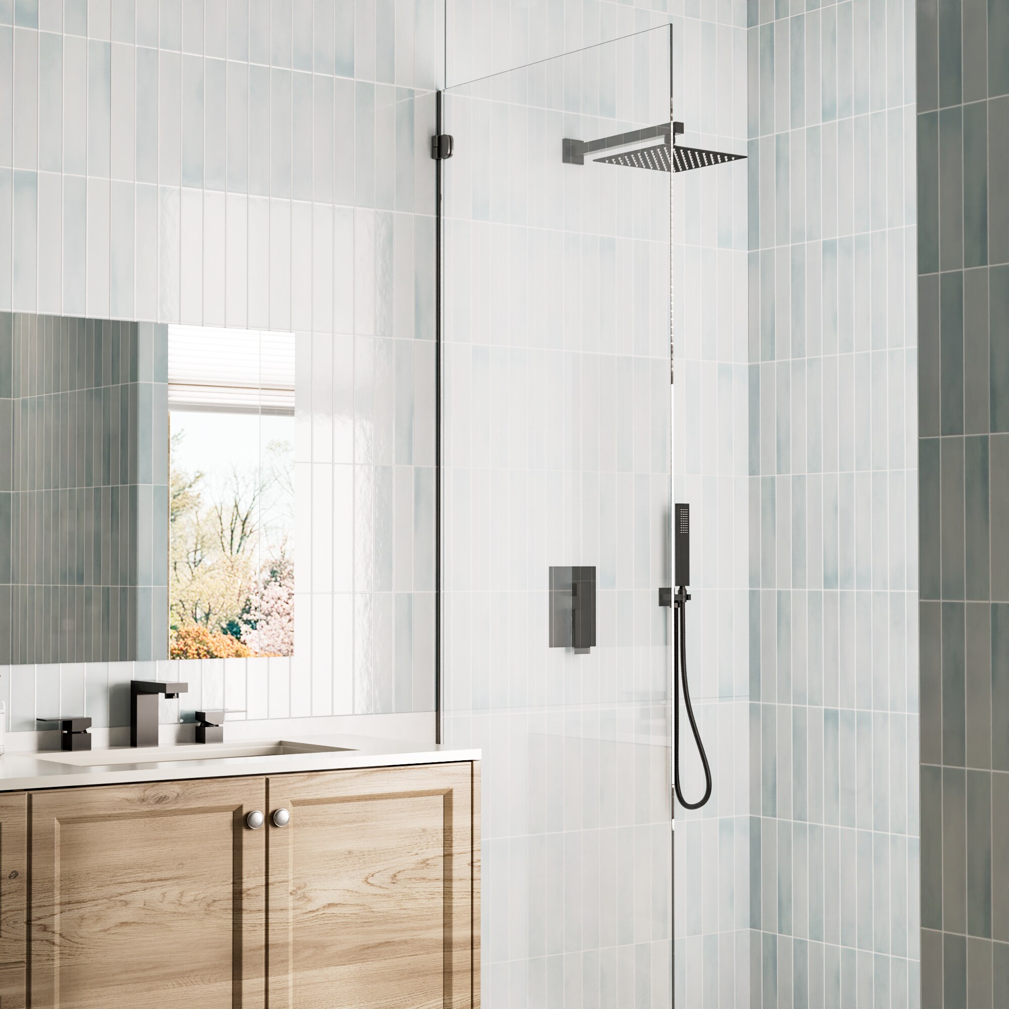 CRANACH C04.CR02.MB Showerhead-Bar-Panels - View #2