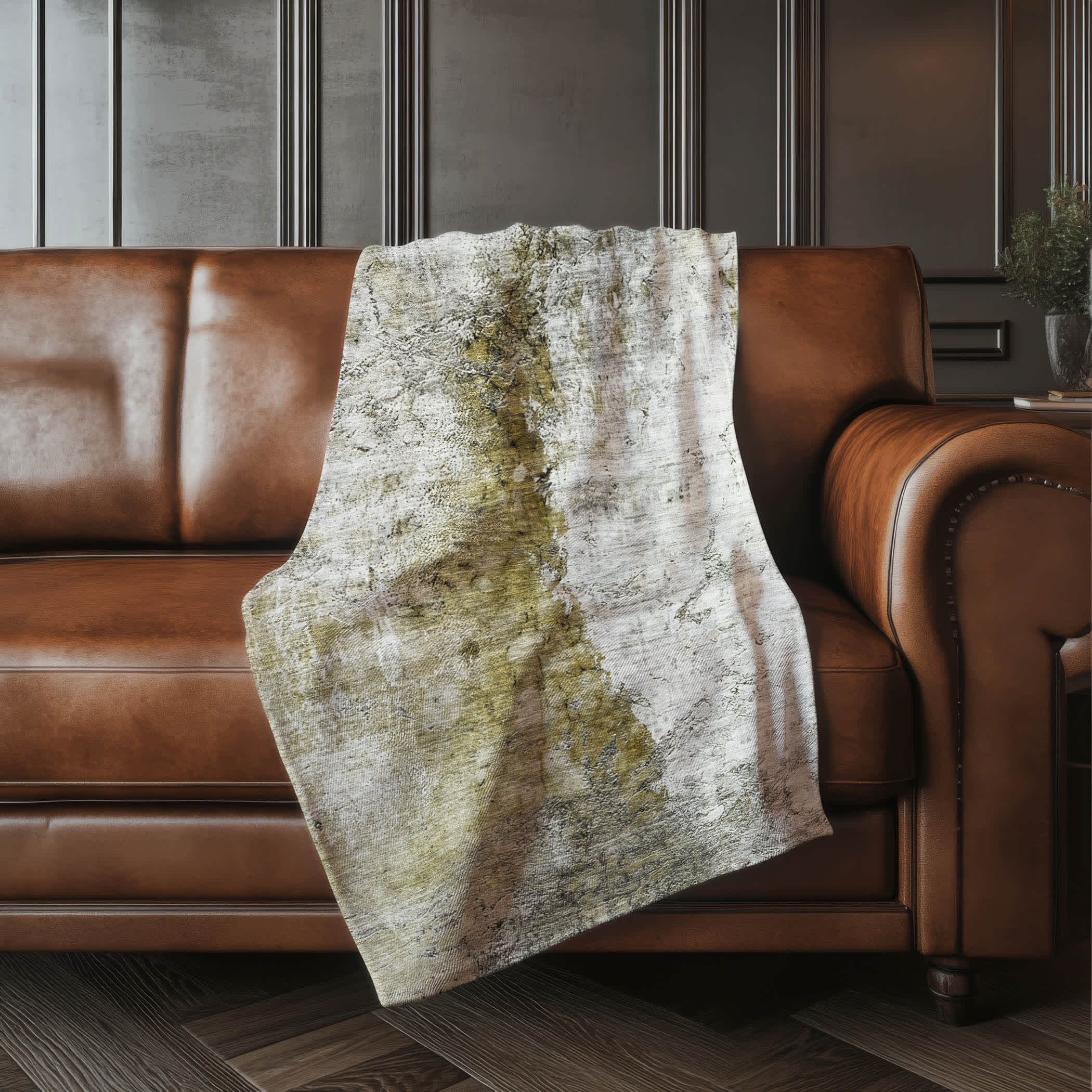 Addison Rugs Premium Machine Washable Addison ASB646 Brown 50 x 70 inches Sherpa Throw Blanket