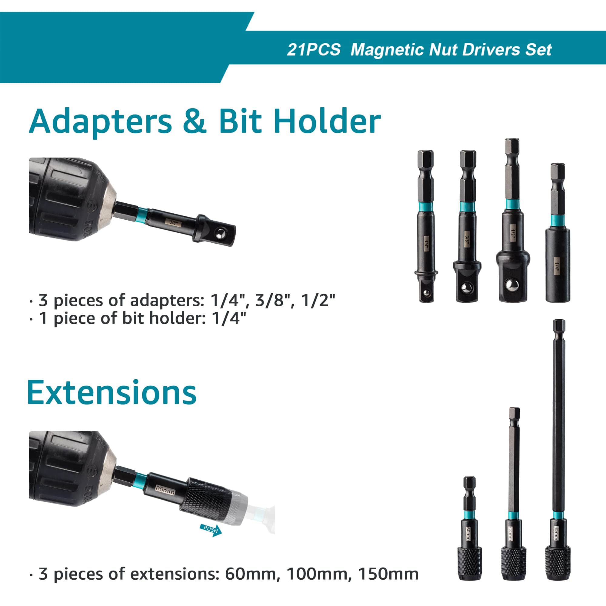 Etokfoks LET0303N10 Nut-Driver-Sets - View #3