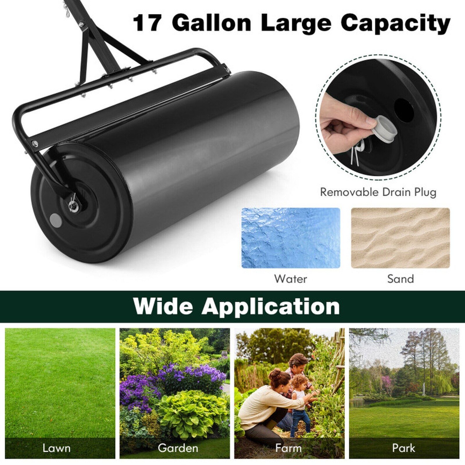 SUGIFT LW108SUGHY840 Tow-Behind-Lawn-Rollers - View #4