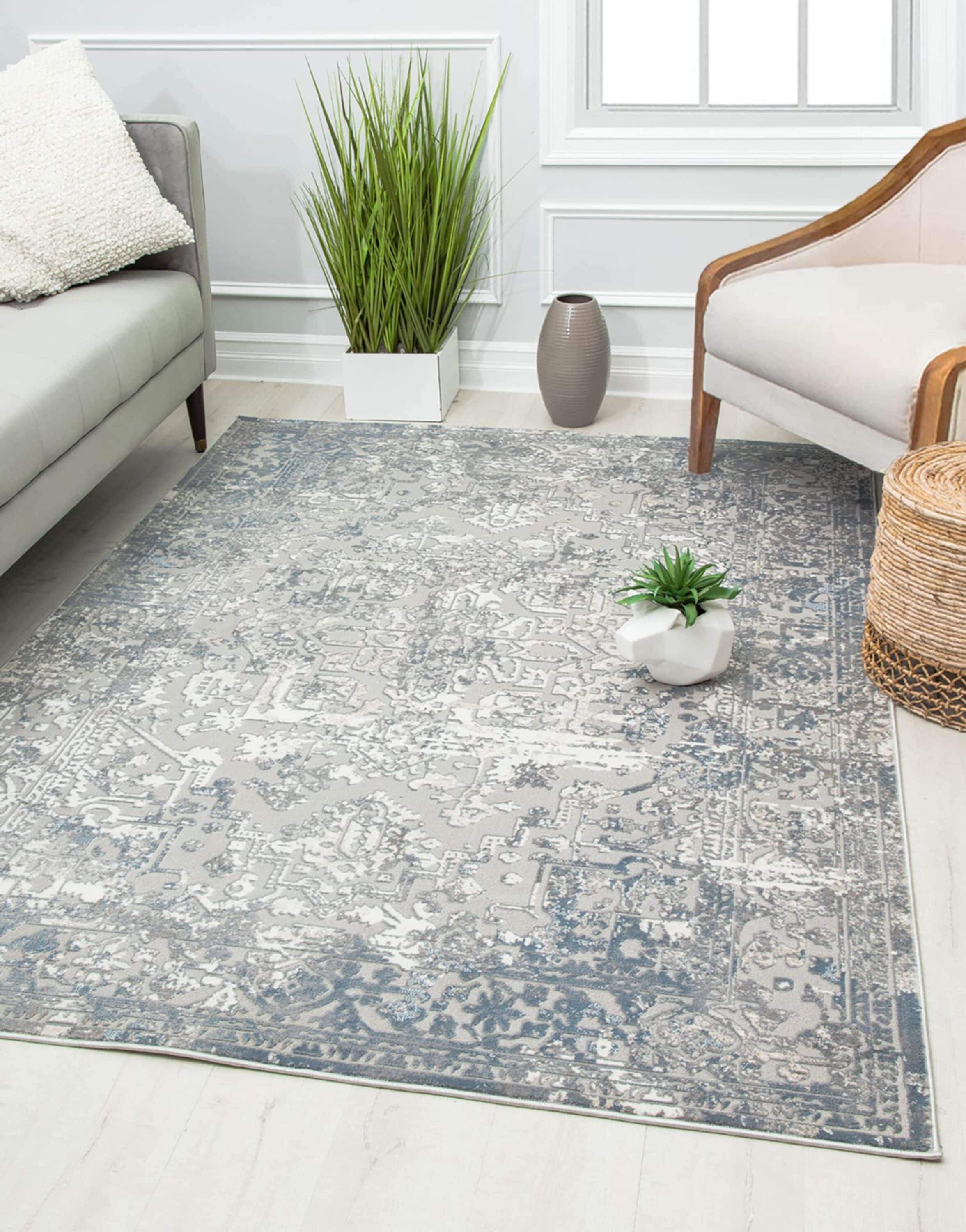 Rugs America 30350 Auden 2 x 4 (ft) Loomed Polyester Incandescence Rectangular Indoor Medallion Area rug