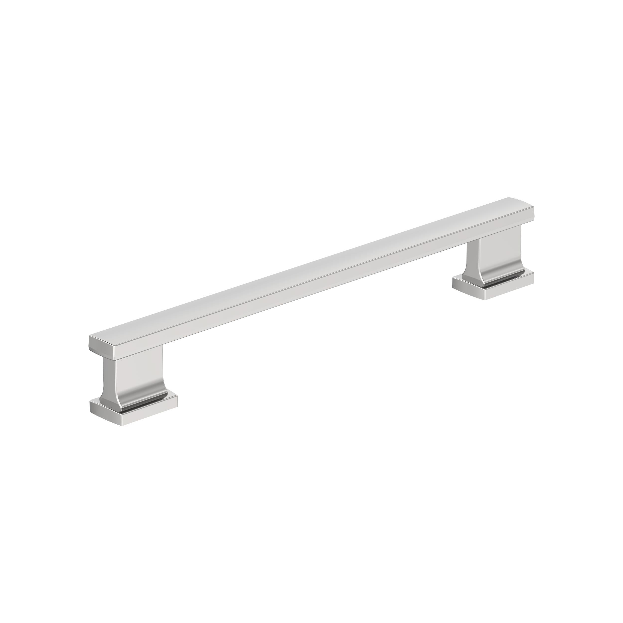 Amerock 25VMP3709326 Triomphe 6-5/16-in , 160mm Center to Center Polished Chrome Rectangular Bar Drawer Pulls 25 -Pack
