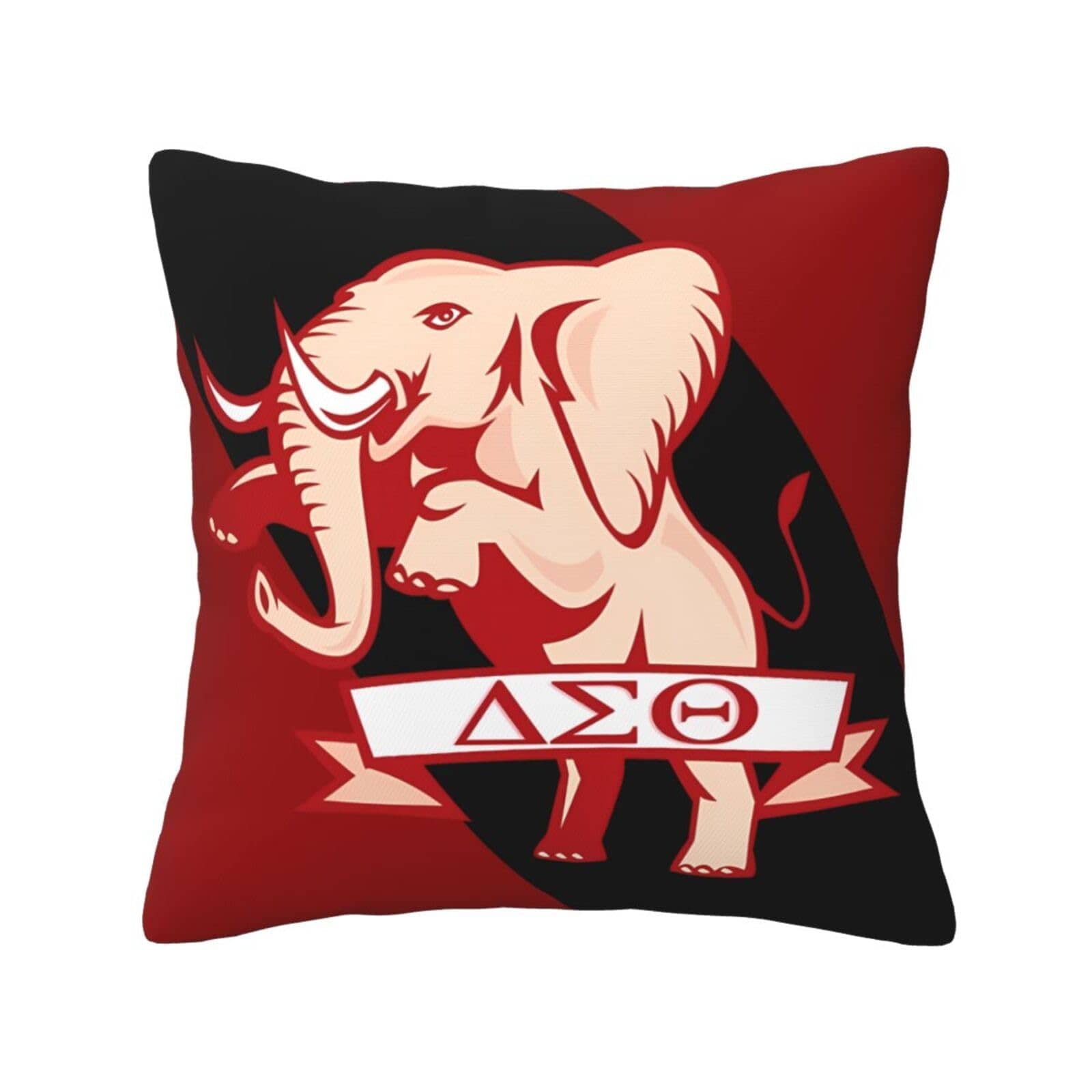 CYIKE  Sorority Gifts Throw Pillow Covers Decorative Pillow Case Eighteen by Eighteen Inches for Couch Bed Car Home Decor